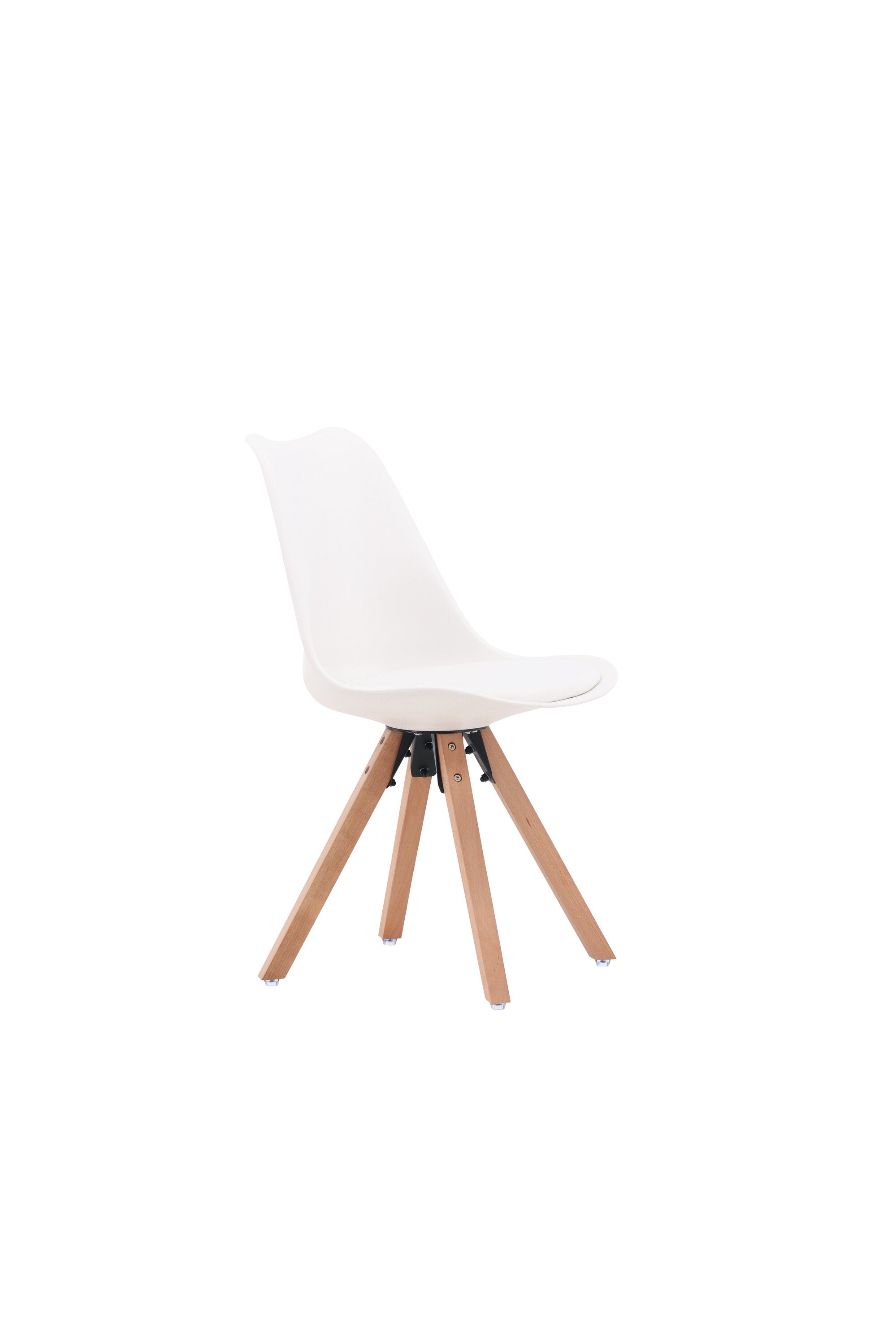 Zeno Stuhl in Weiss / Natur präsentiert im Onlineshop von KAQTU Design AG. Stuhl ist von Venture Home