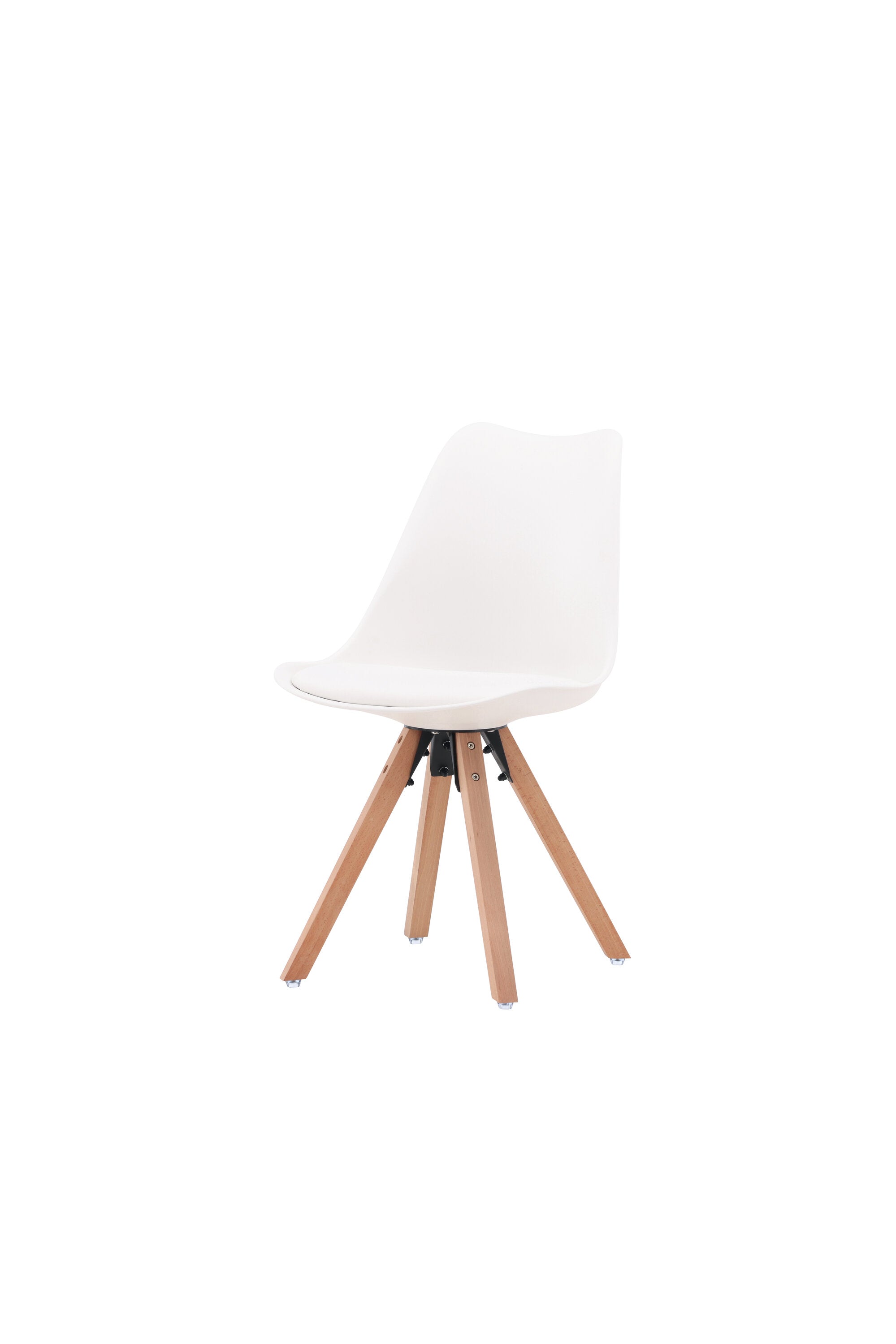 Zeno Stuhl in Weiss / Natur präsentiert im Onlineshop von KAQTU Design AG. Stuhl ist von Venture Home