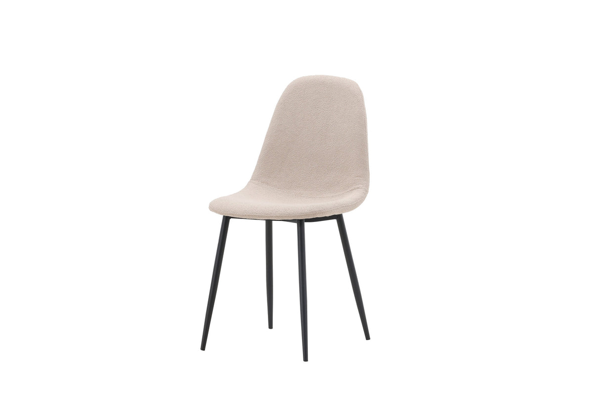 Polar Stuhl in Beige/Schwarz präsentiert im Onlineshop von KAQTU Design AG. Stuhl ist von Venture Home