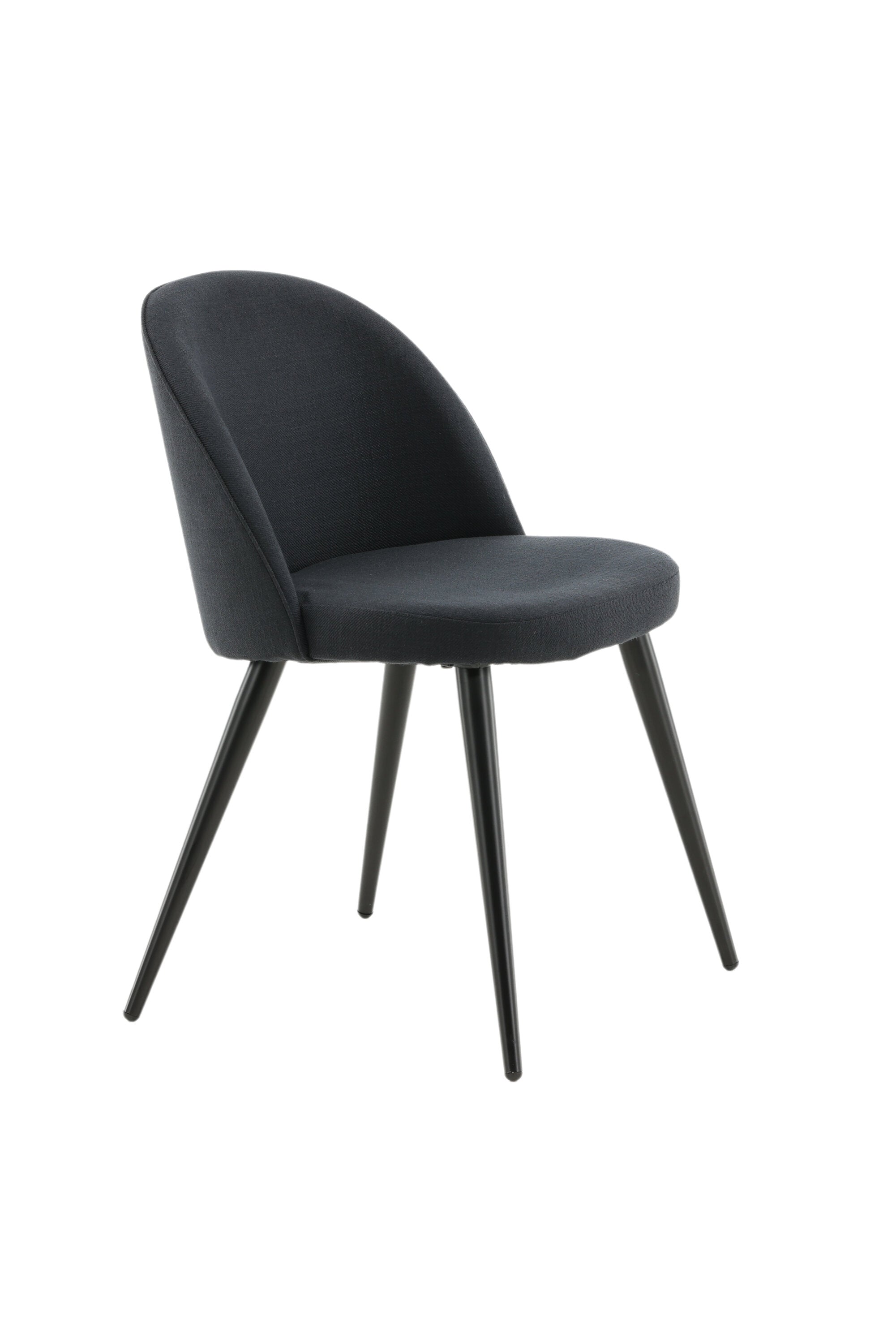Velvet Stuhl in Schwarz/Schwarz präsentiert im Onlineshop von KAQTU Design AG. Schalenstuhl ist von Venture Home