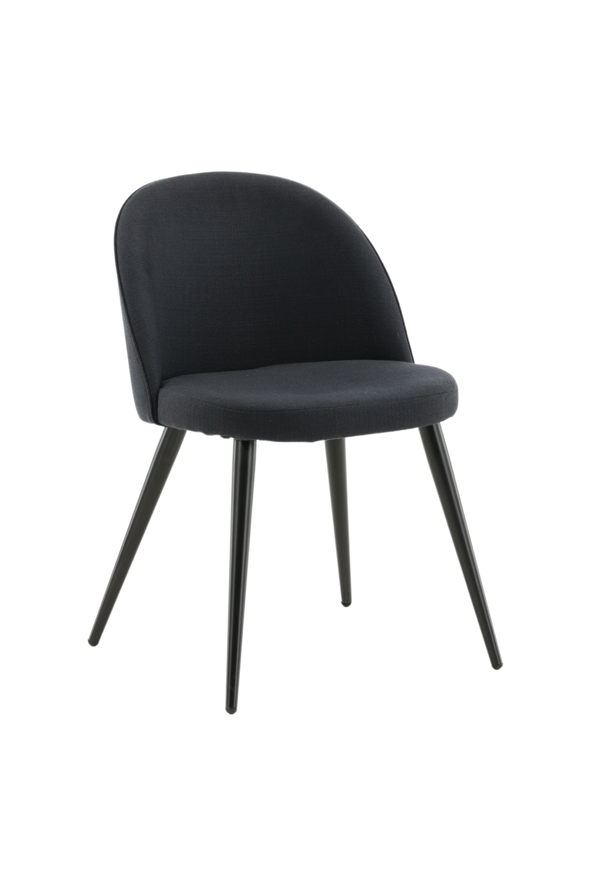 Velvet Stuhl in Schwarz/Schwarz präsentiert im Onlineshop von KAQTU Design AG. Schalenstuhl ist von Venture Home