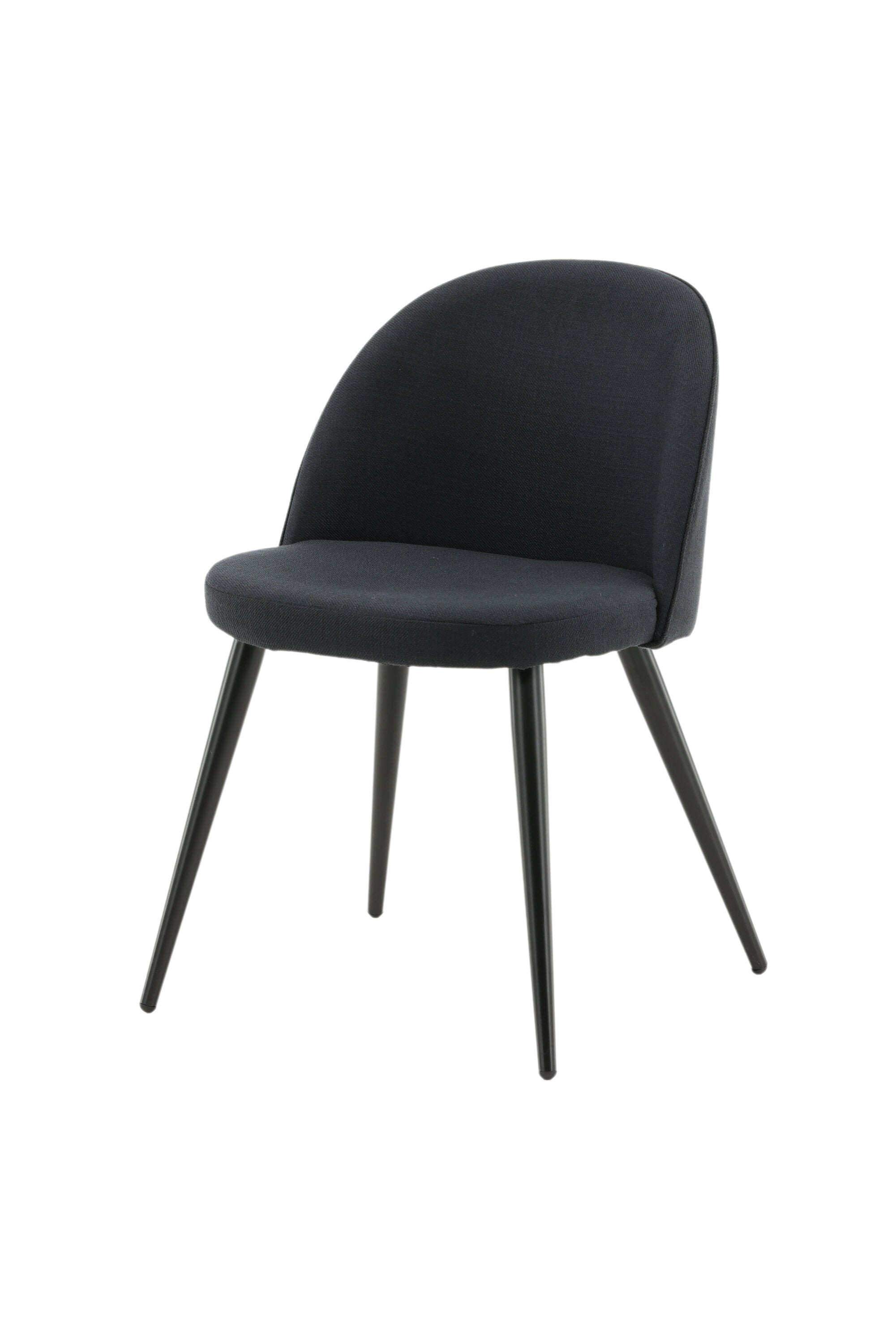 Velvet Stuhl in Schwarz/Schwarz präsentiert im Onlineshop von KAQTU Design AG. Schalenstuhl ist von Venture Home