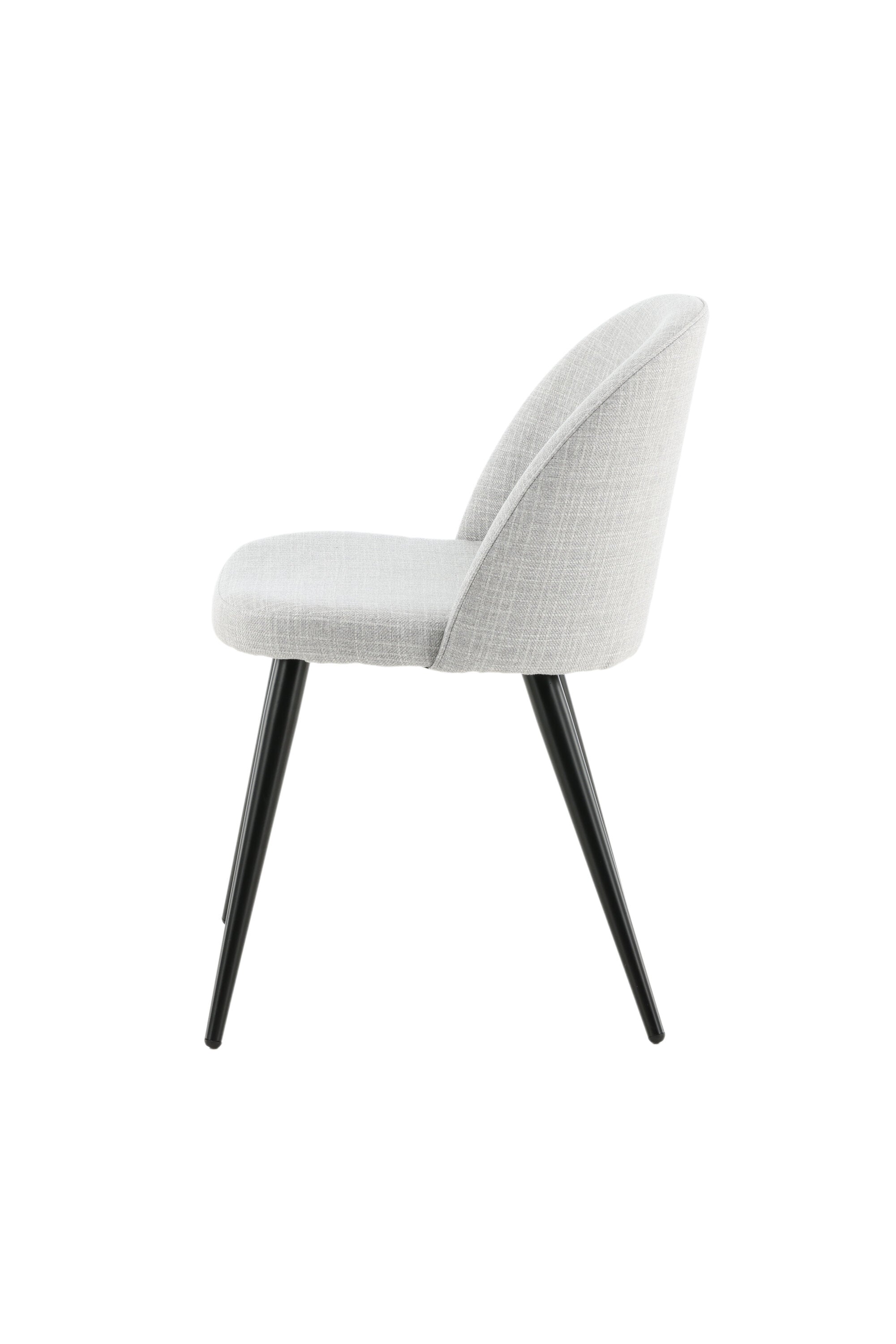 Velvet Stuhl in Grau/Schwarz präsentiert im Onlineshop von KAQTU Design AG. Schalenstuhl ist von Venture Home
