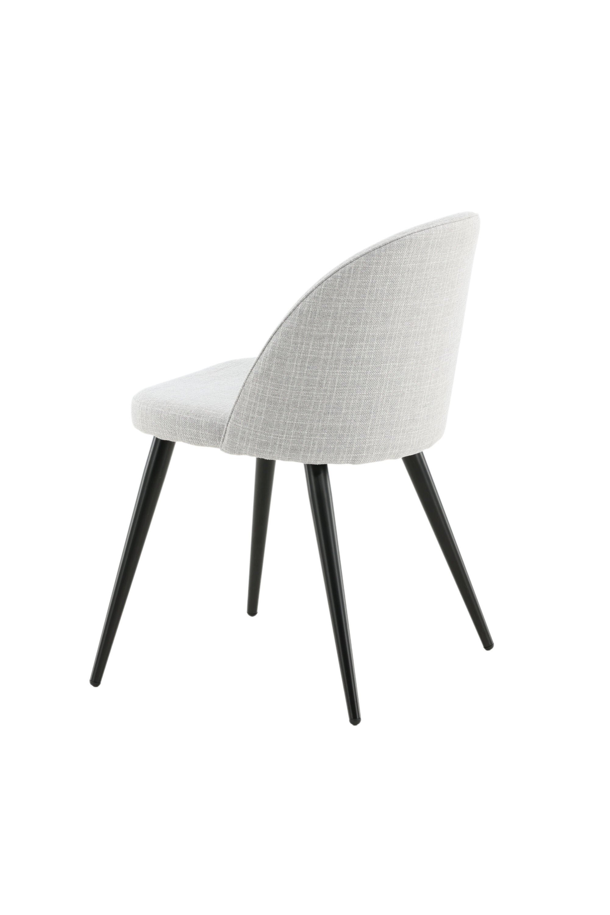 Velvet Stuhl in Grau/Schwarz präsentiert im Onlineshop von KAQTU Design AG. Schalenstuhl ist von Venture Home