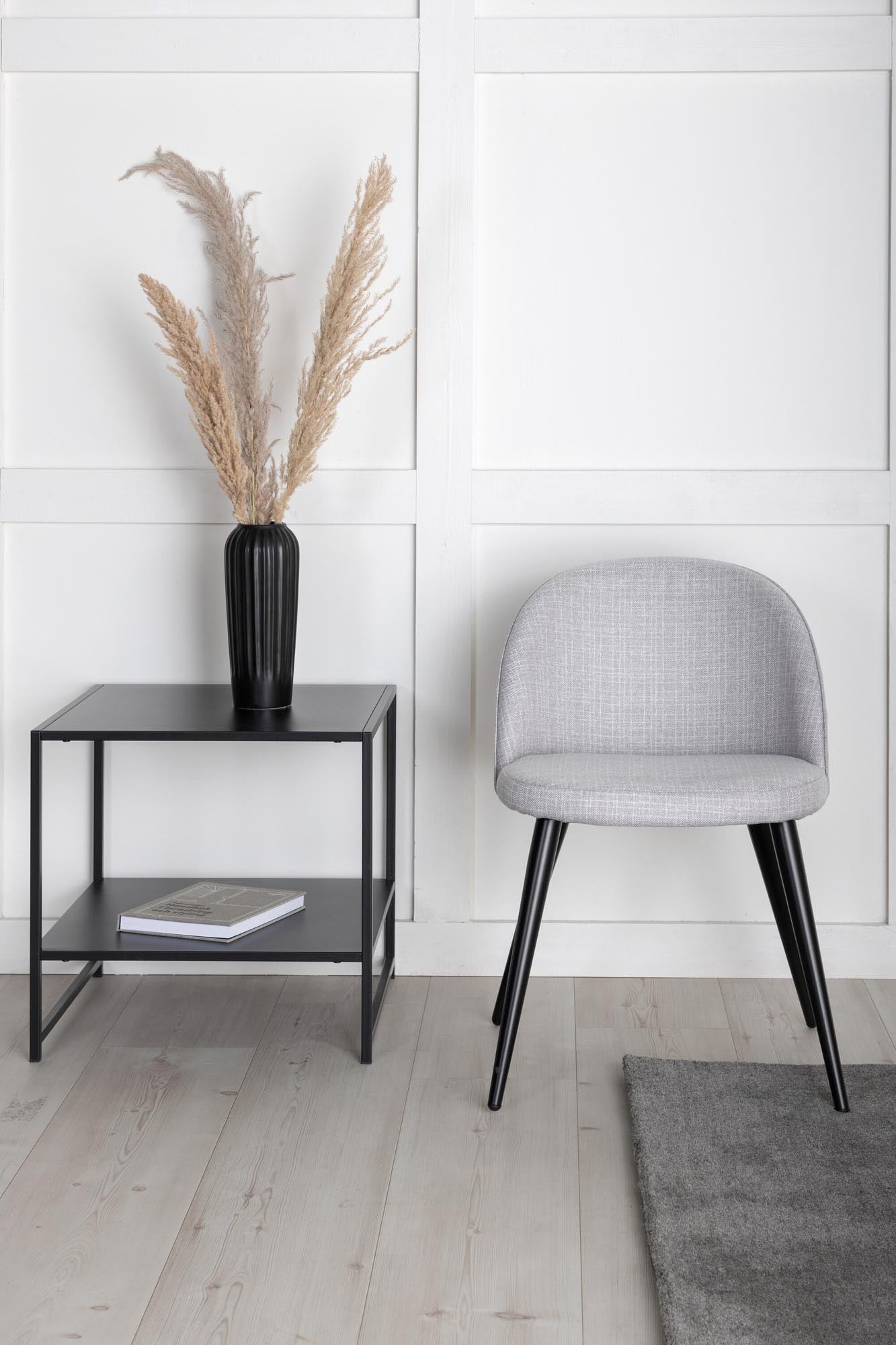 Velvet Stuhl in Grau/Schwarz präsentiert im Onlineshop von KAQTU Design AG. Schalenstuhl ist von Venture Home