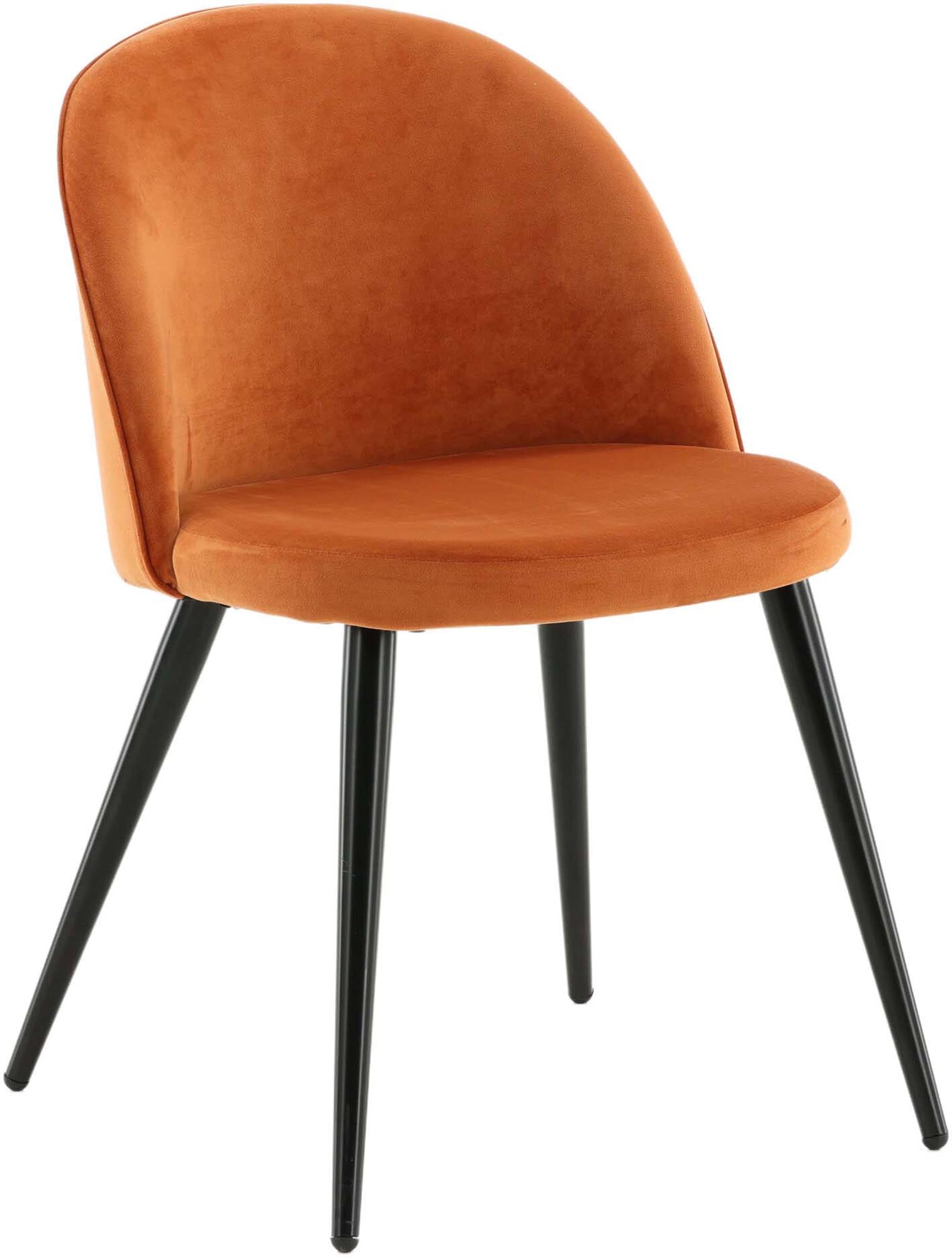 Eleganter Velvet Matstol Stuhl von Venture Home: Komfort und Stil vereint für Ihr Esszimmer oder Wohnzimmer.