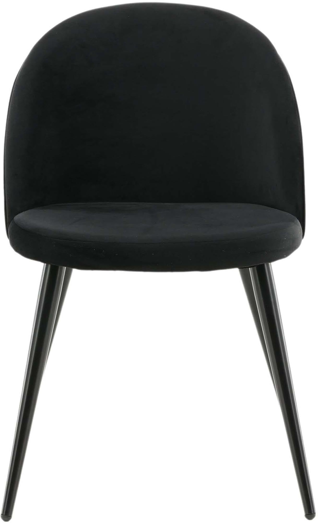 Luxuriöser Velvet Matstol Stuhl von Venture Home, ideal für Esszimmer und Wohnzimmer. Ergonomisch, bequem und in edlem Meerblau.