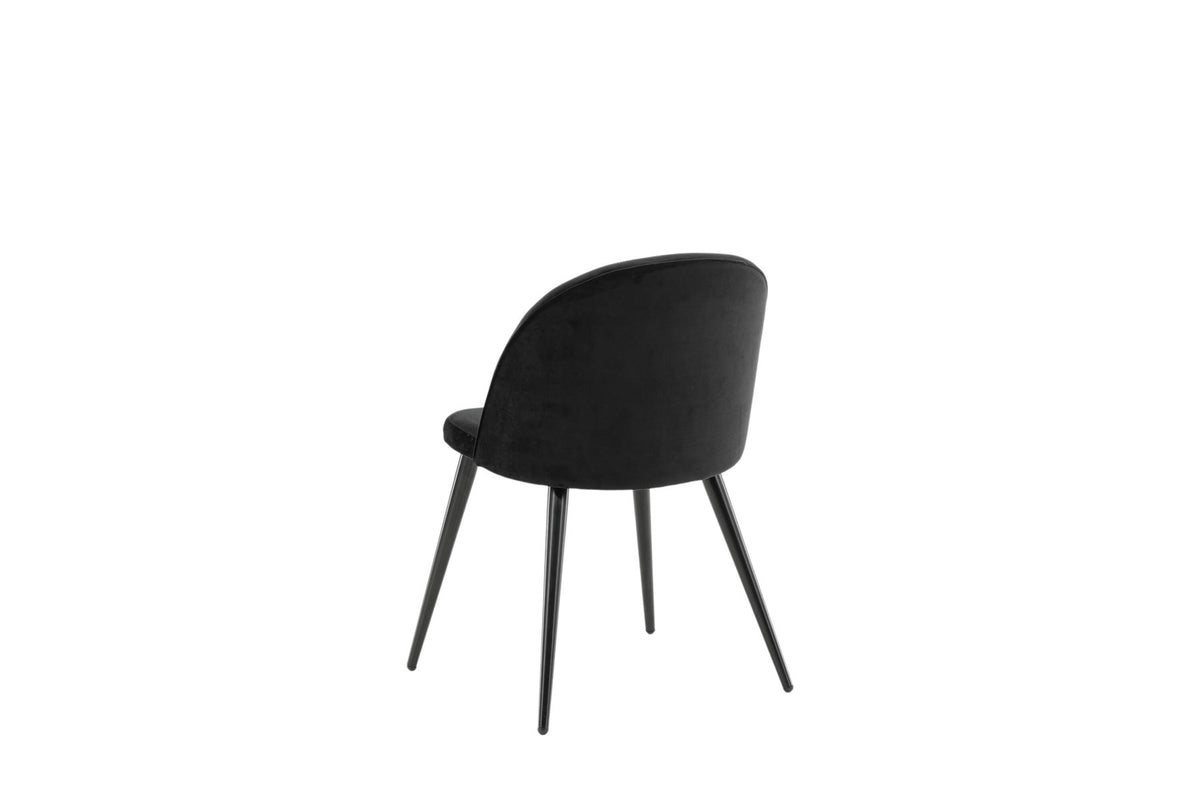 Velvet Matstol Stuhl in Schwarz präsentiert im Onlineshop von KAQTU Design AG. Schalenstuhl ist von Venture Home