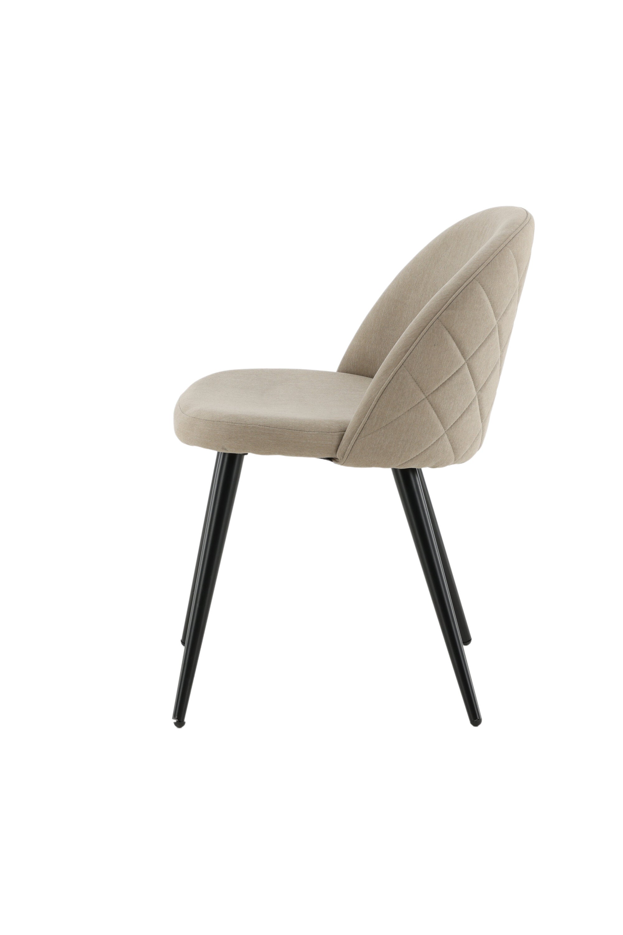Velvet Stitches Stuhl in Beige präsentiert im Onlineshop von KAQTU Design AG. Stuhl ist von Venture Home