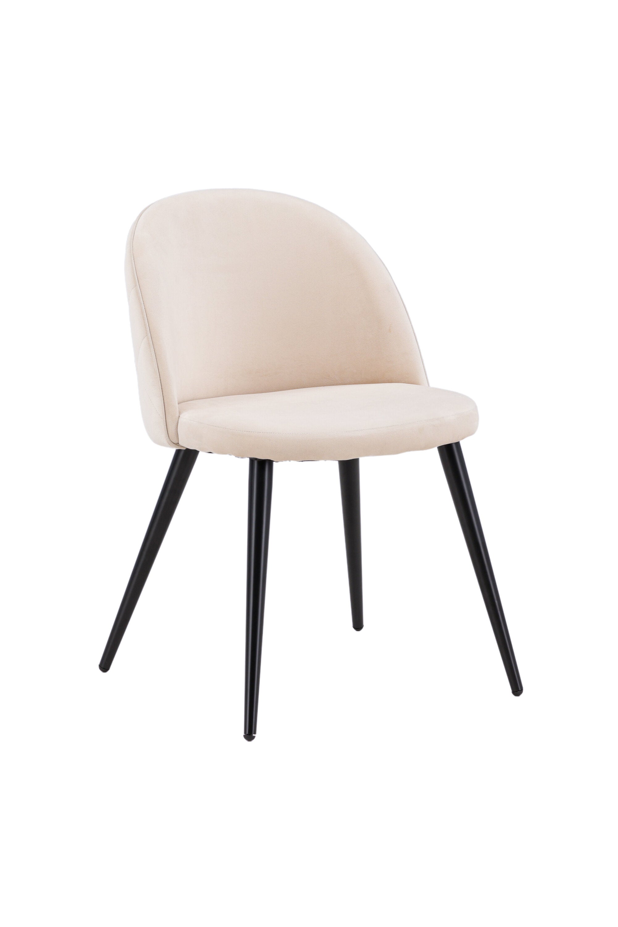 Velvet Stitches Stuhl in Beige präsentiert im Onlineshop von KAQTU Design AG. Schalenstuhl ist von Venture Home