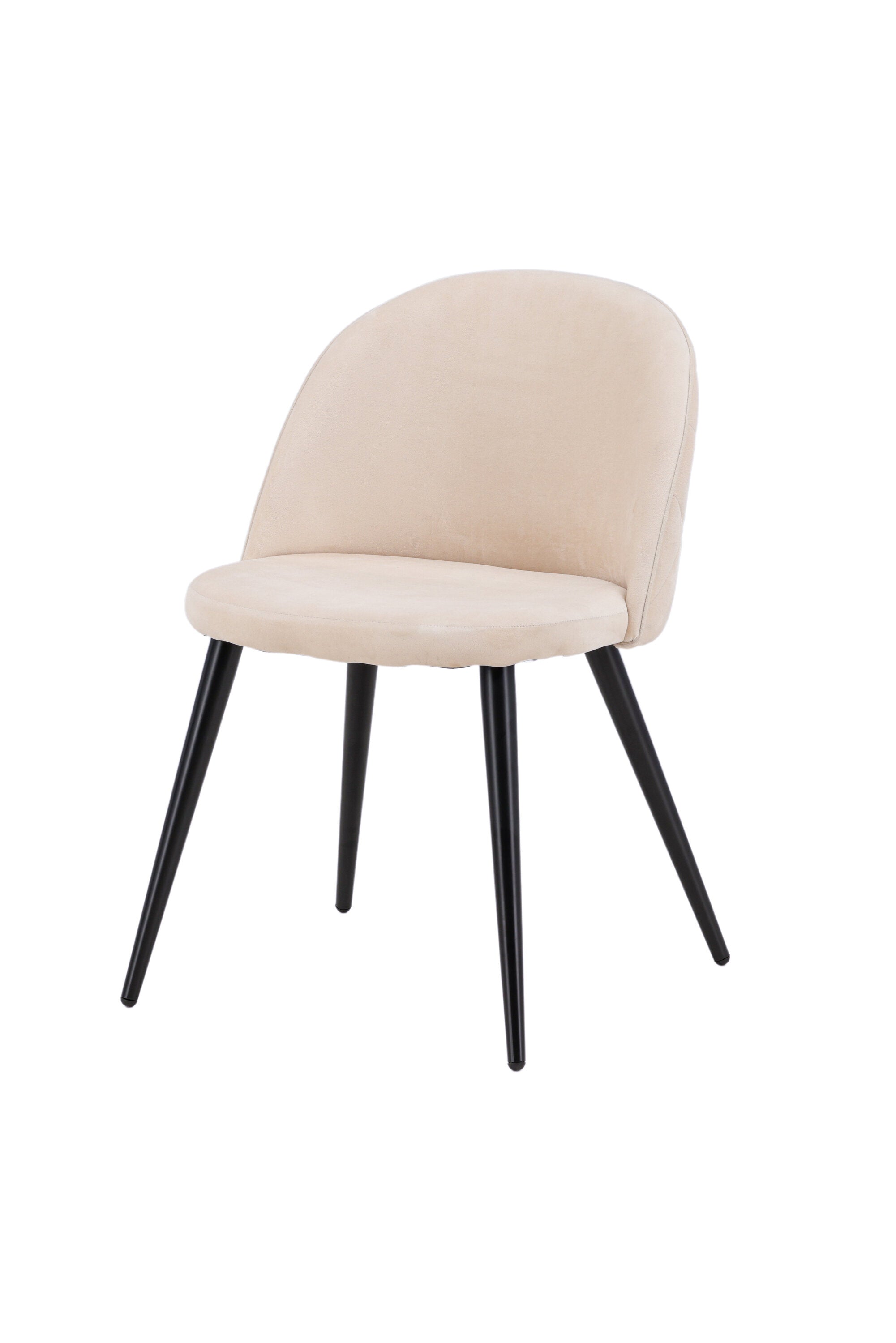 Velvet Stitches Stuhl in Beige präsentiert im Onlineshop von KAQTU Design AG. Schalenstuhl ist von Venture Home