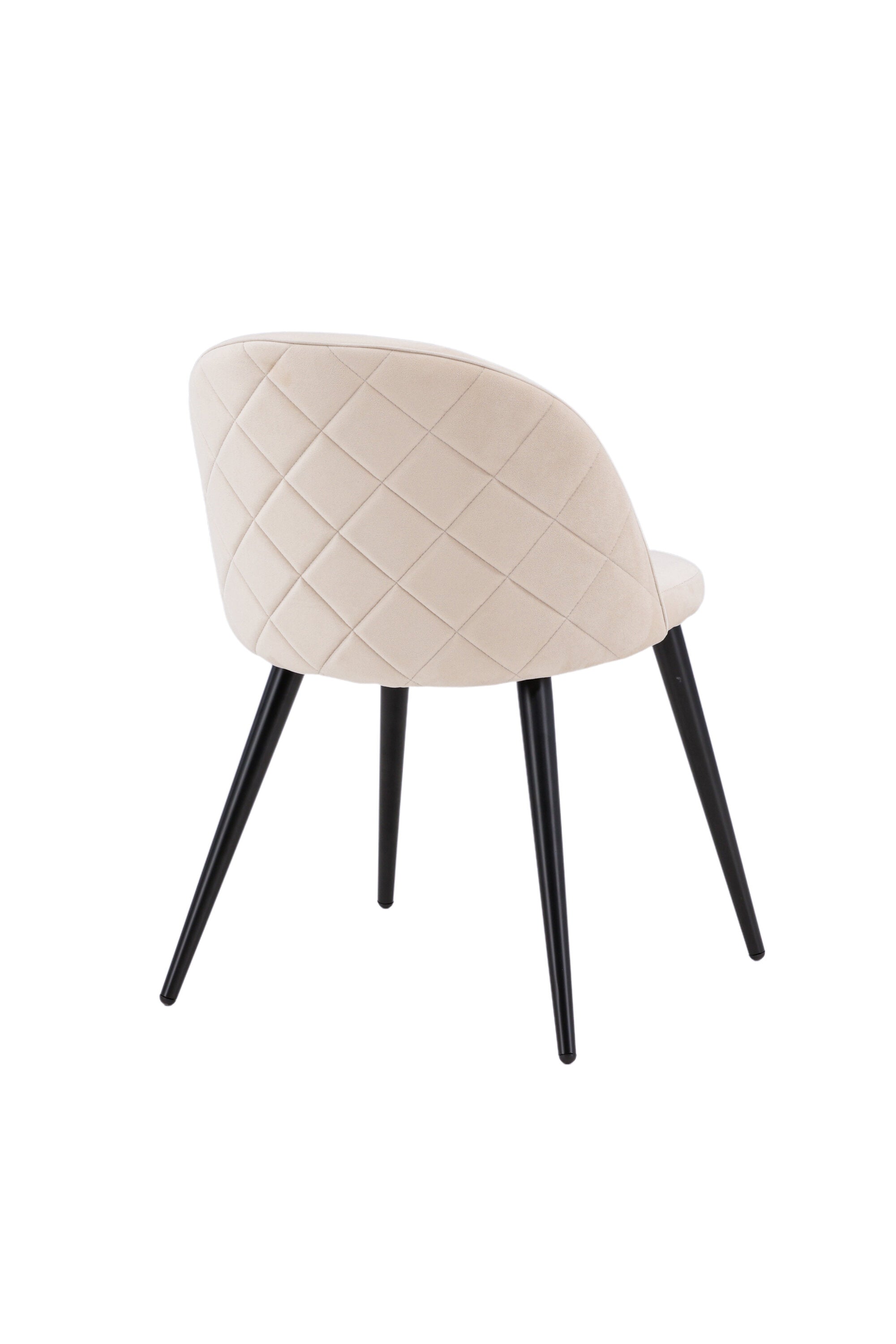 Velvet Stitches Stuhl in Beige präsentiert im Onlineshop von KAQTU Design AG. Schalenstuhl ist von Venture Home
