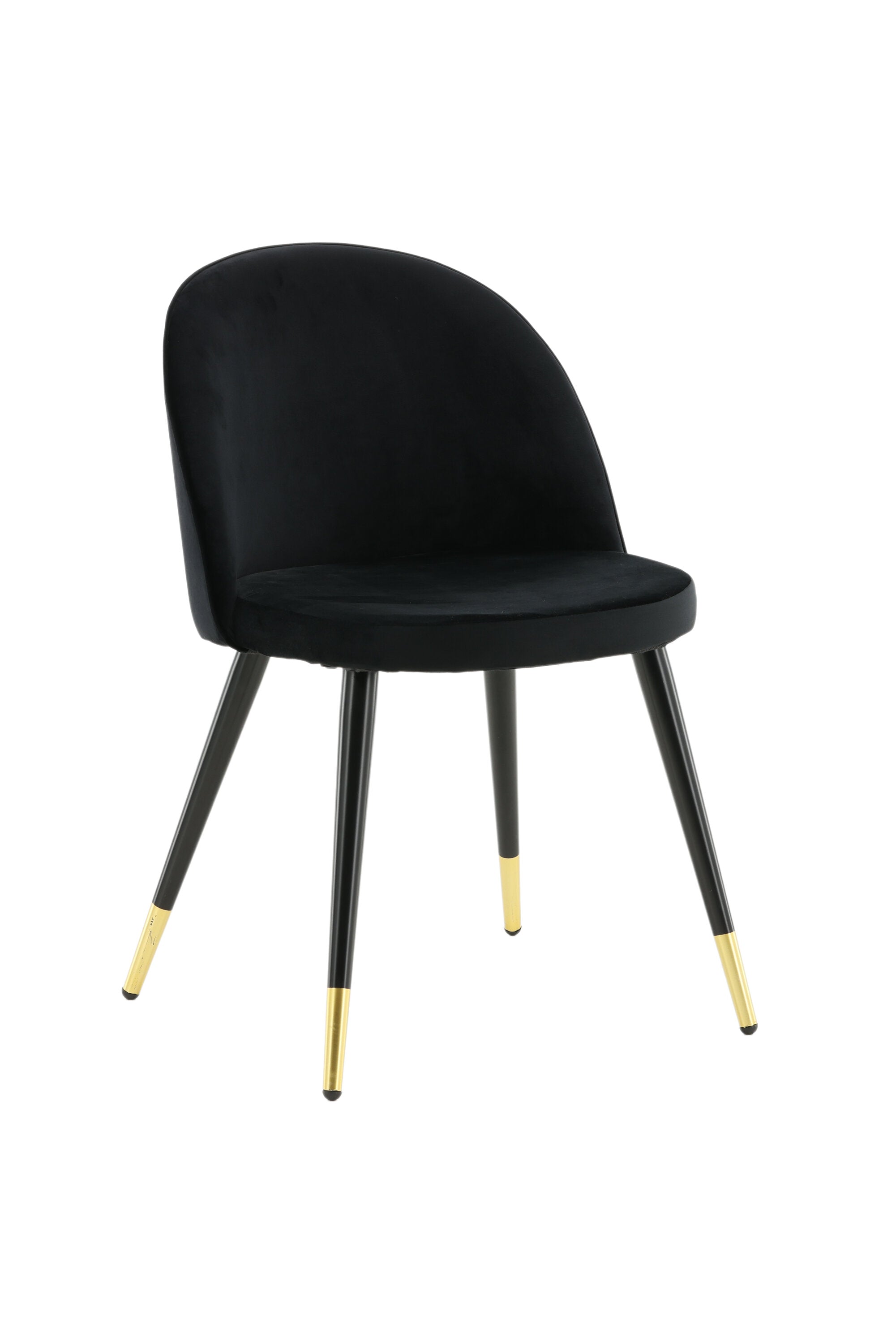 Velvet Stuhl in Schwarz präsentiert im Onlineshop von KAQTU Design AG. Stuhl ist von Venture Home