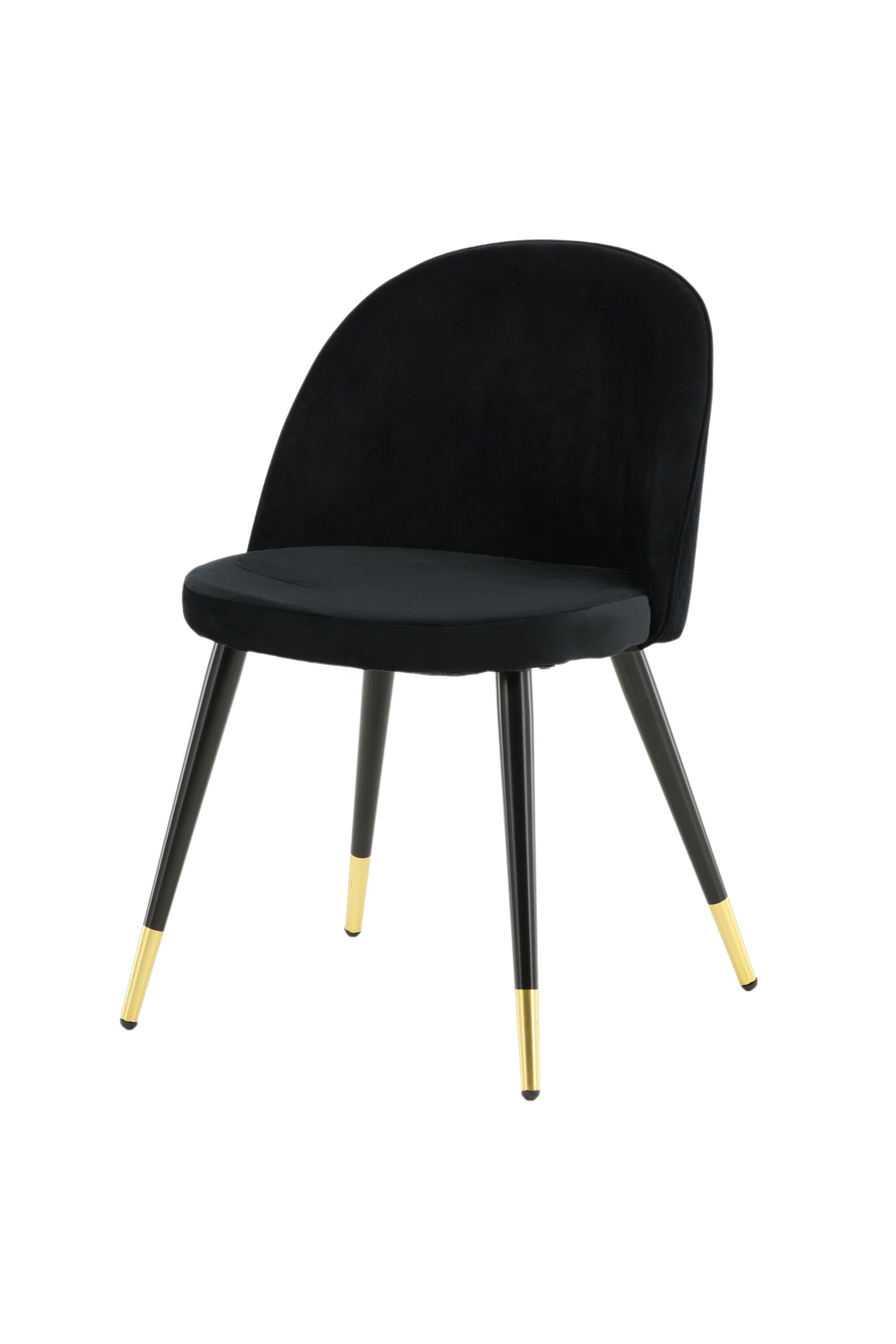 Velvet Stuhl in Schwarz präsentiert im Onlineshop von KAQTU Design AG. Stuhl ist von Venture Home