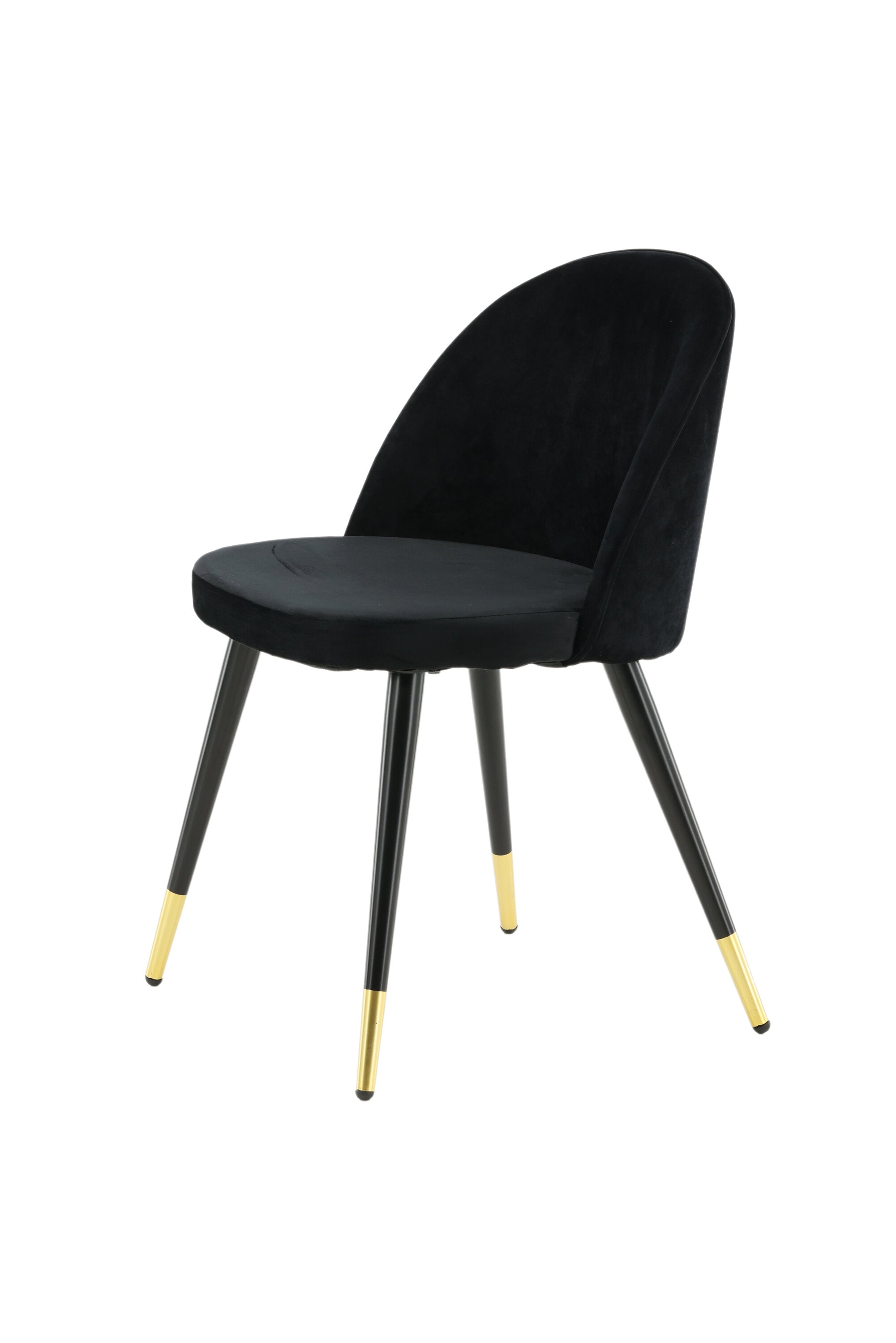 Velvet Stuhl in Schwarz präsentiert im Onlineshop von KAQTU Design AG. Stuhl ist von Venture Home