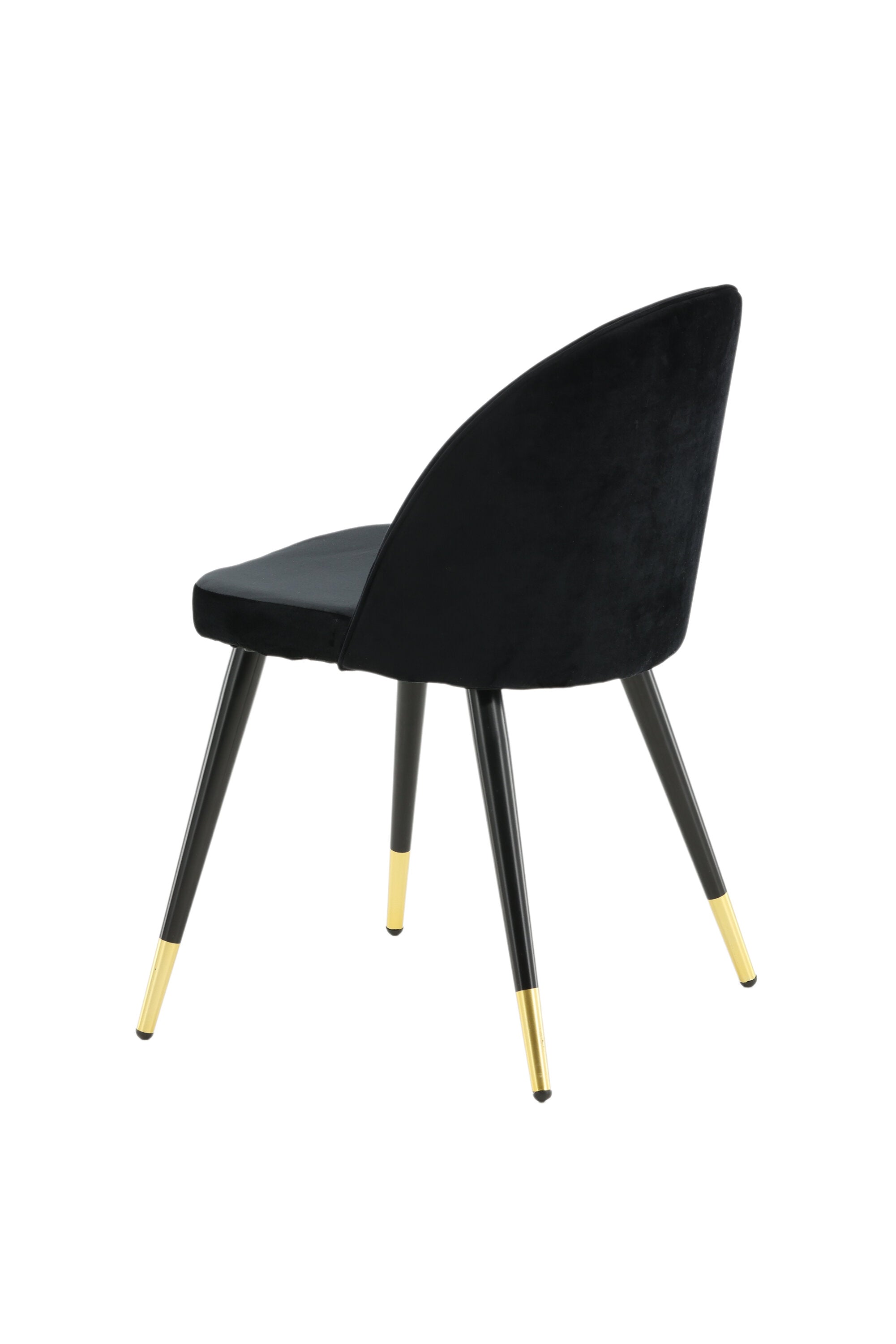 Velvet Stuhl in Schwarz präsentiert im Onlineshop von KAQTU Design AG. Stuhl ist von Venture Home