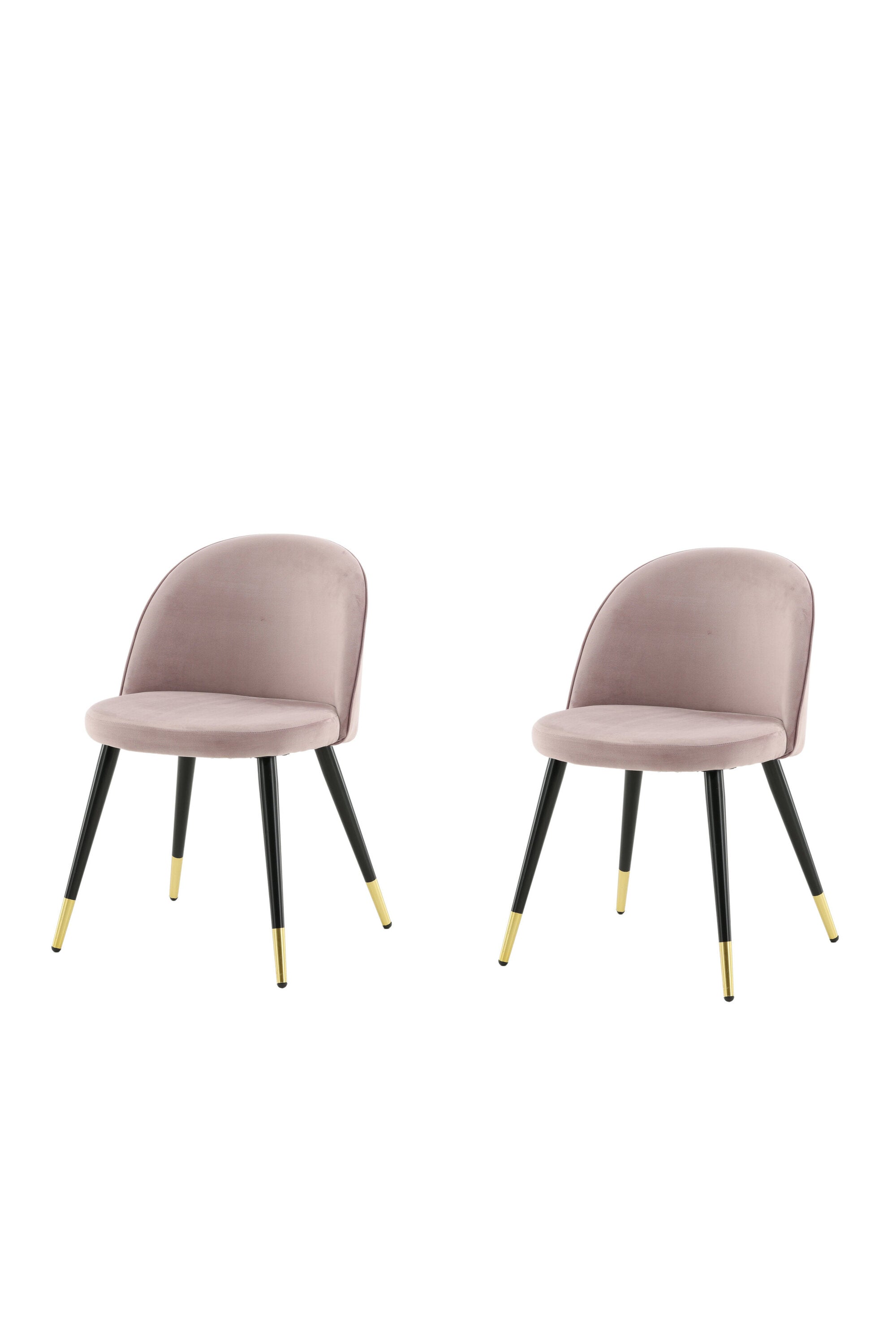 Velvet Stuhl in Altrosa präsentiert im Onlineshop von KAQTU Design AG. Schalenstuhl ist von Venture Home