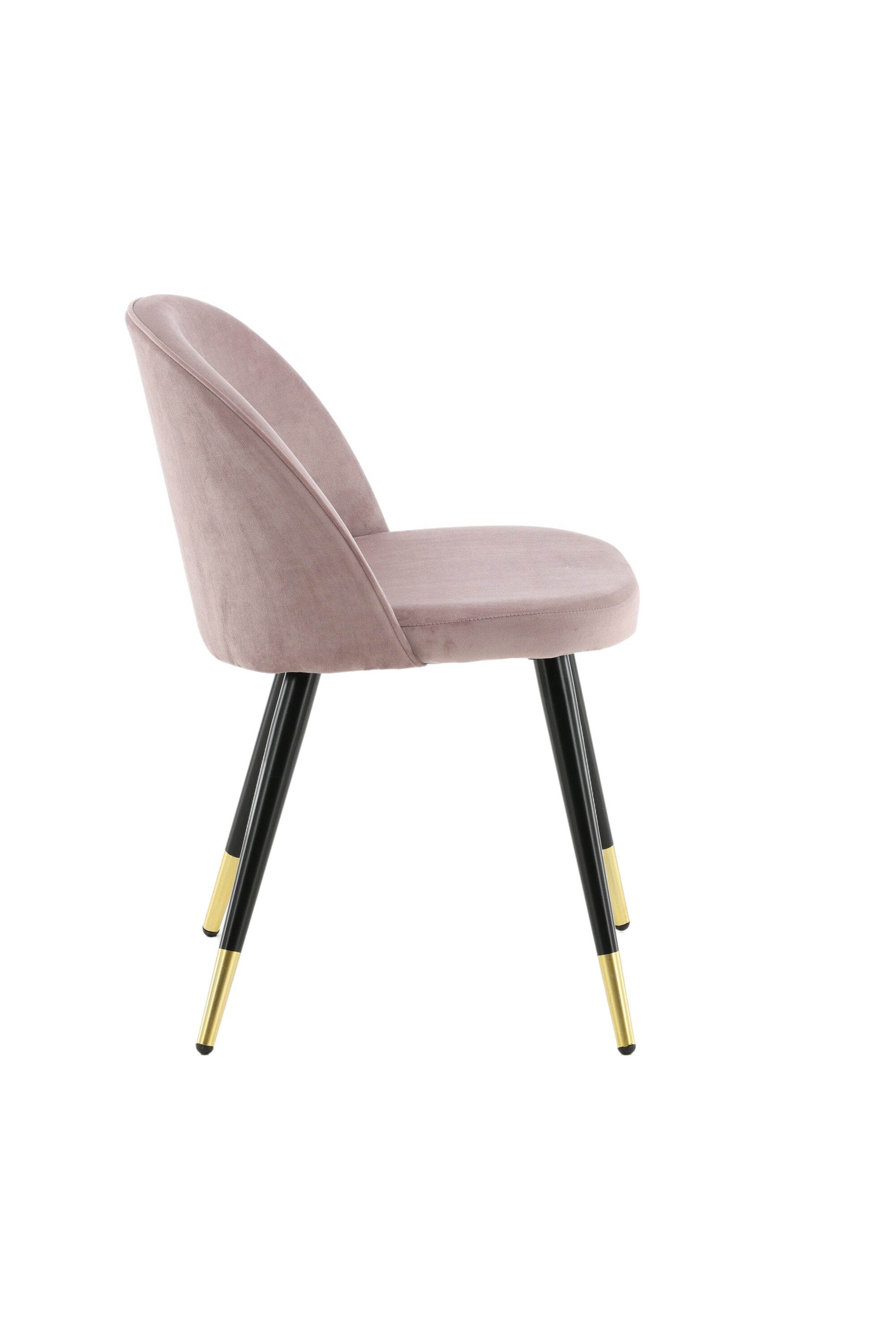 Velvet Stuhl in Altrosa präsentiert im Onlineshop von KAQTU Design AG. Schalenstuhl ist von Venture Home