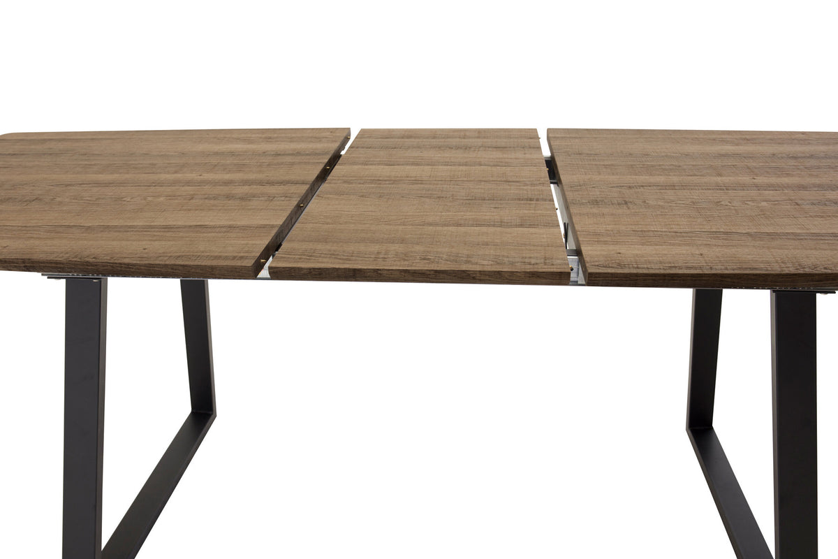 Inka Tisch ausziehbar in Nussbaum präsentiert im Onlineshop von KAQTU Design AG. Esstisch ist von Venture Home
