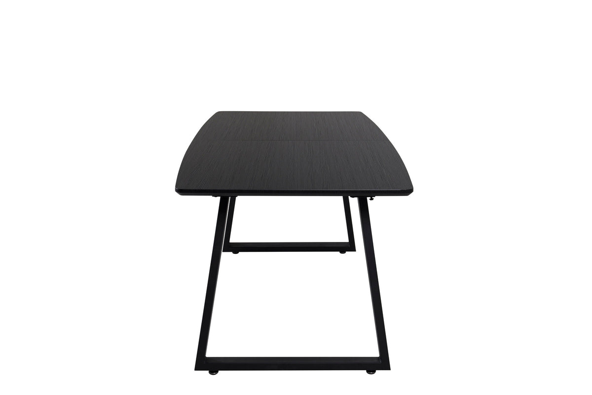 Inka ausziehbarer Tisch in Schwarz präsentiert im Onlineshop von KAQTU Design AG. Esstisch ist von Venture Home