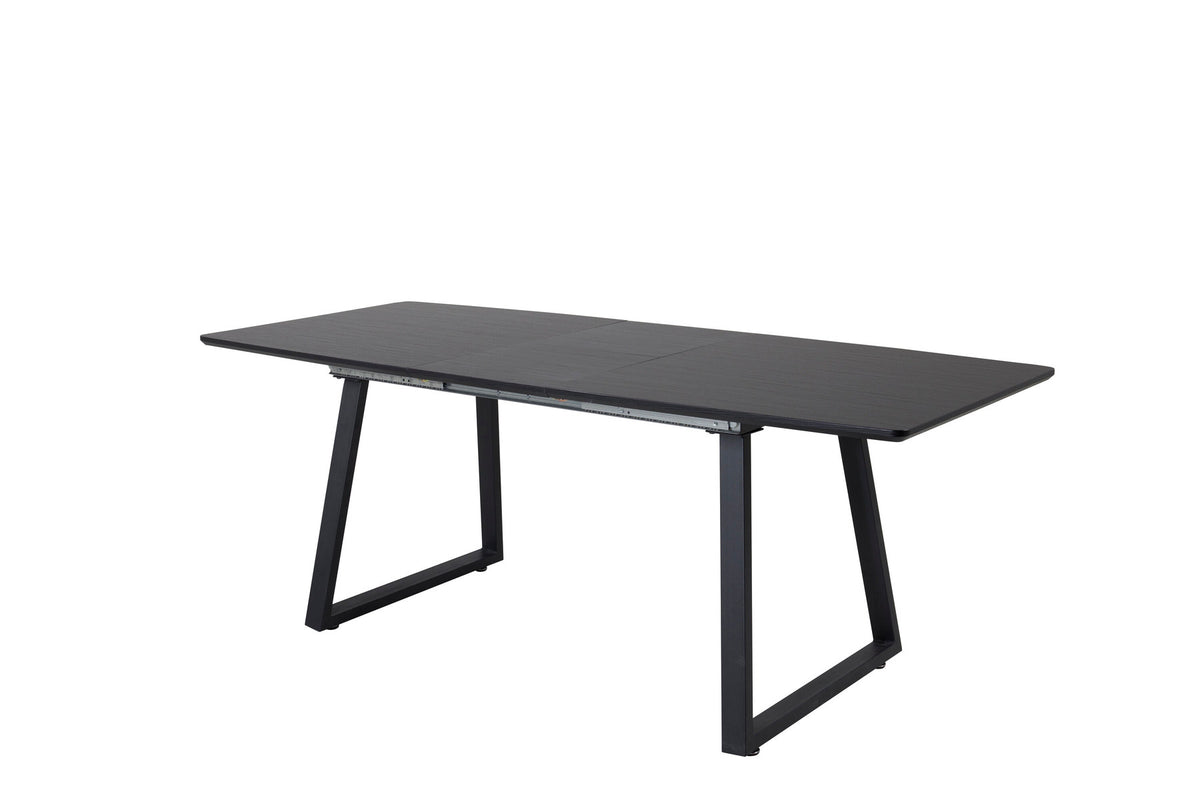 Inka ausziehbarer Tisch in Schwarz präsentiert im Onlineshop von KAQTU Design AG. Esstisch ist von Venture Home