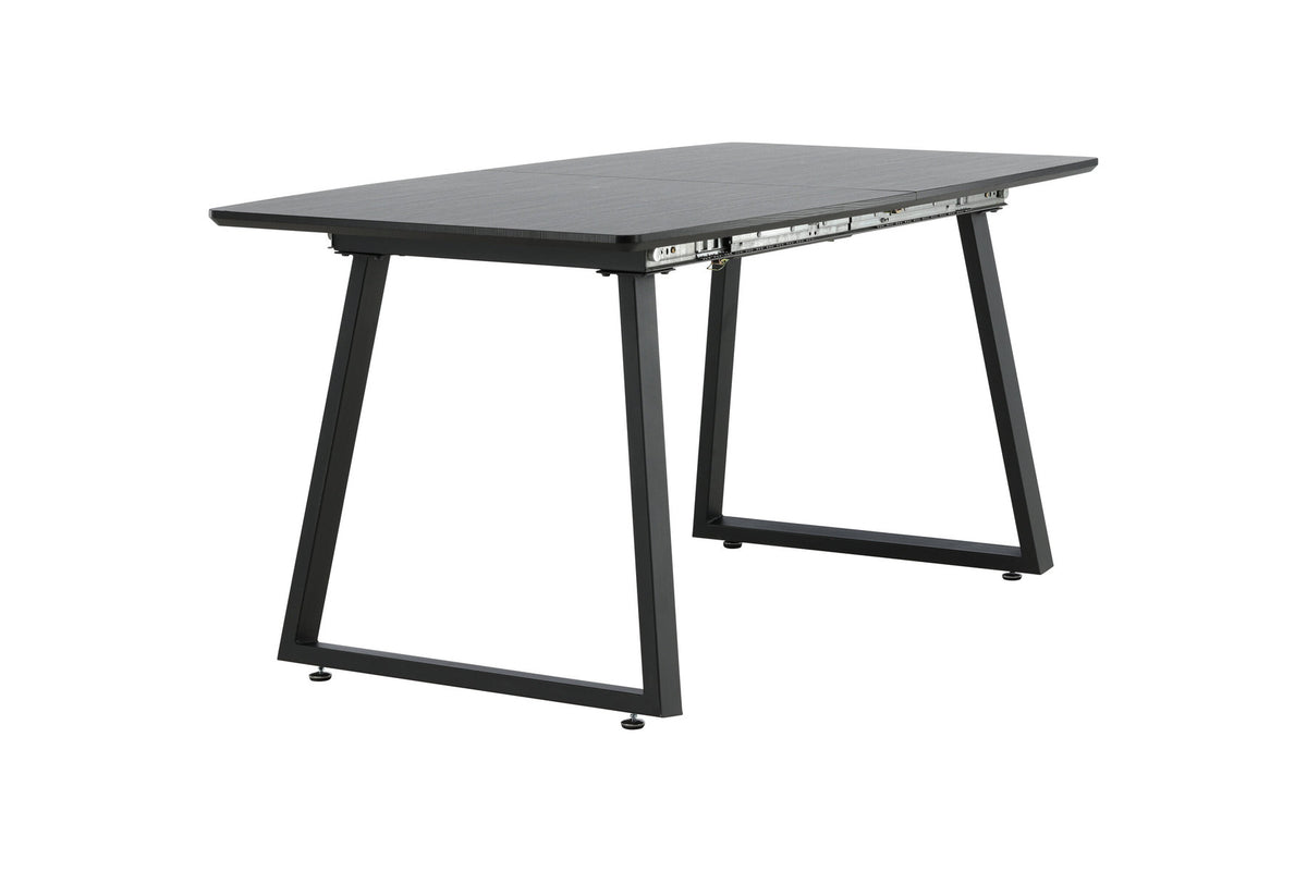 Inka ausziehbarer Tisch in Schwarz präsentiert im Onlineshop von KAQTU Design AG. Esstisch ist von Venture Home