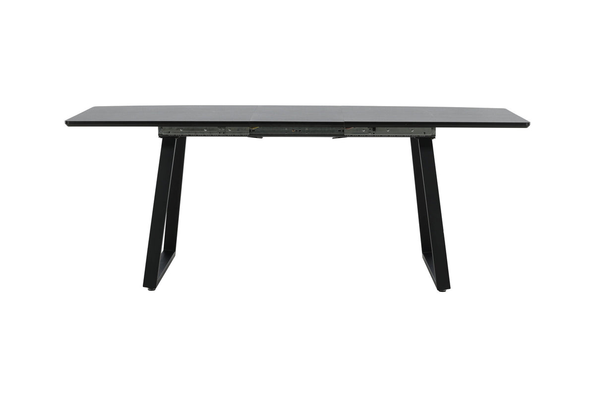 Inka ausziehbarer Tisch in Schwarz präsentiert im Onlineshop von KAQTU Design AG. Esstisch ist von Venture Home