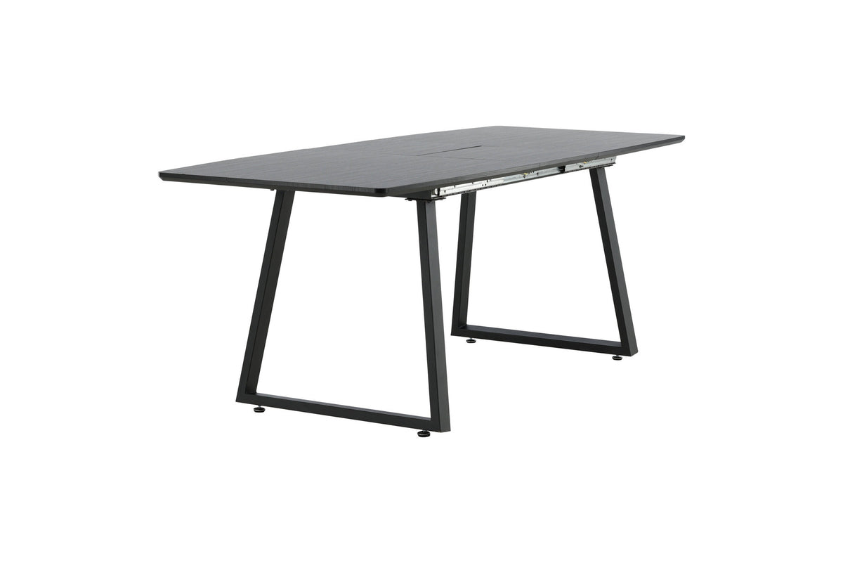 Inka ausziehbarer Tisch in Schwarz präsentiert im Onlineshop von KAQTU Design AG. Esstisch ist von Venture Home