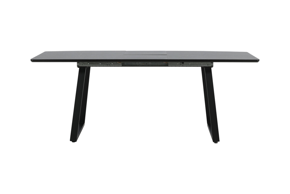 Inka ausziehbarer Tisch in Schwarz präsentiert im Onlineshop von KAQTU Design AG. Esstisch ist von Venture Home