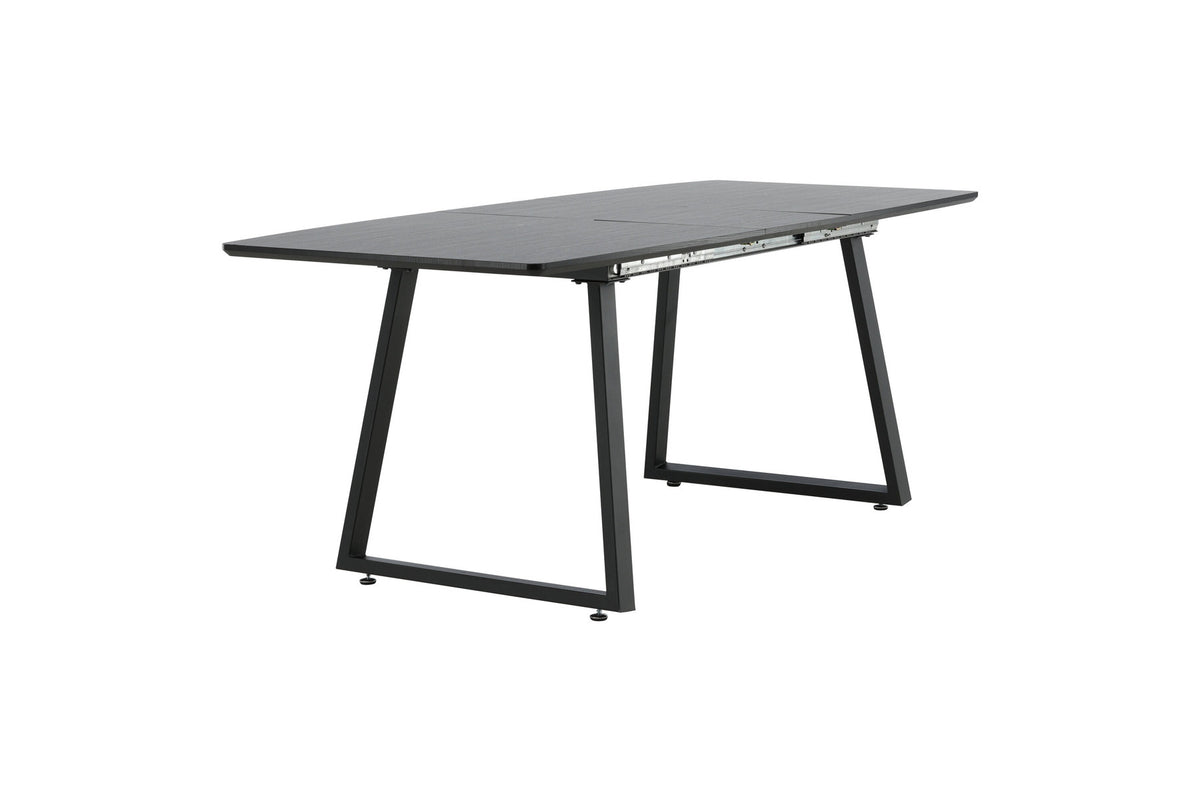 Inka ausziehbarer Tisch in Schwarz präsentiert im Onlineshop von KAQTU Design AG. Esstisch ist von Venture Home