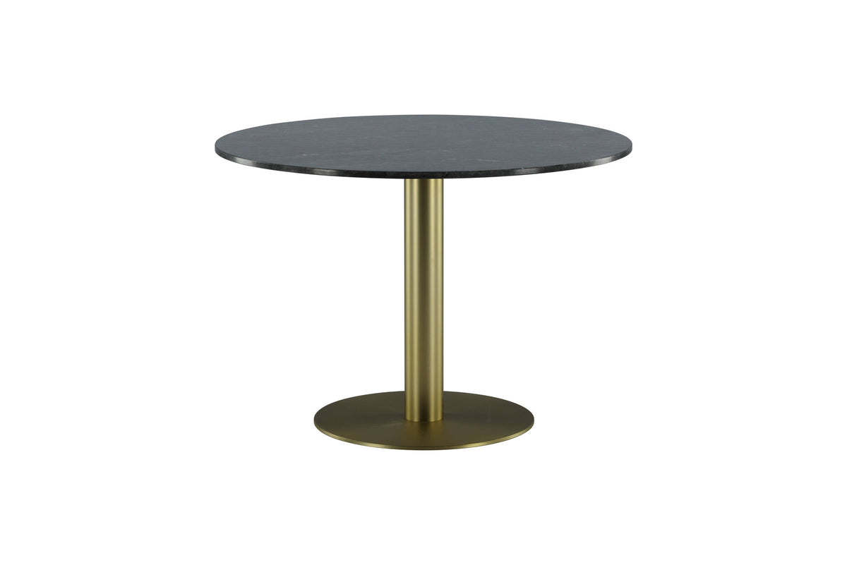 Estelle Tisch in Grau / Schwarz / Gold präsentiert im Onlineshop von KAQTU Design AG. Esstisch ist von Venture Home