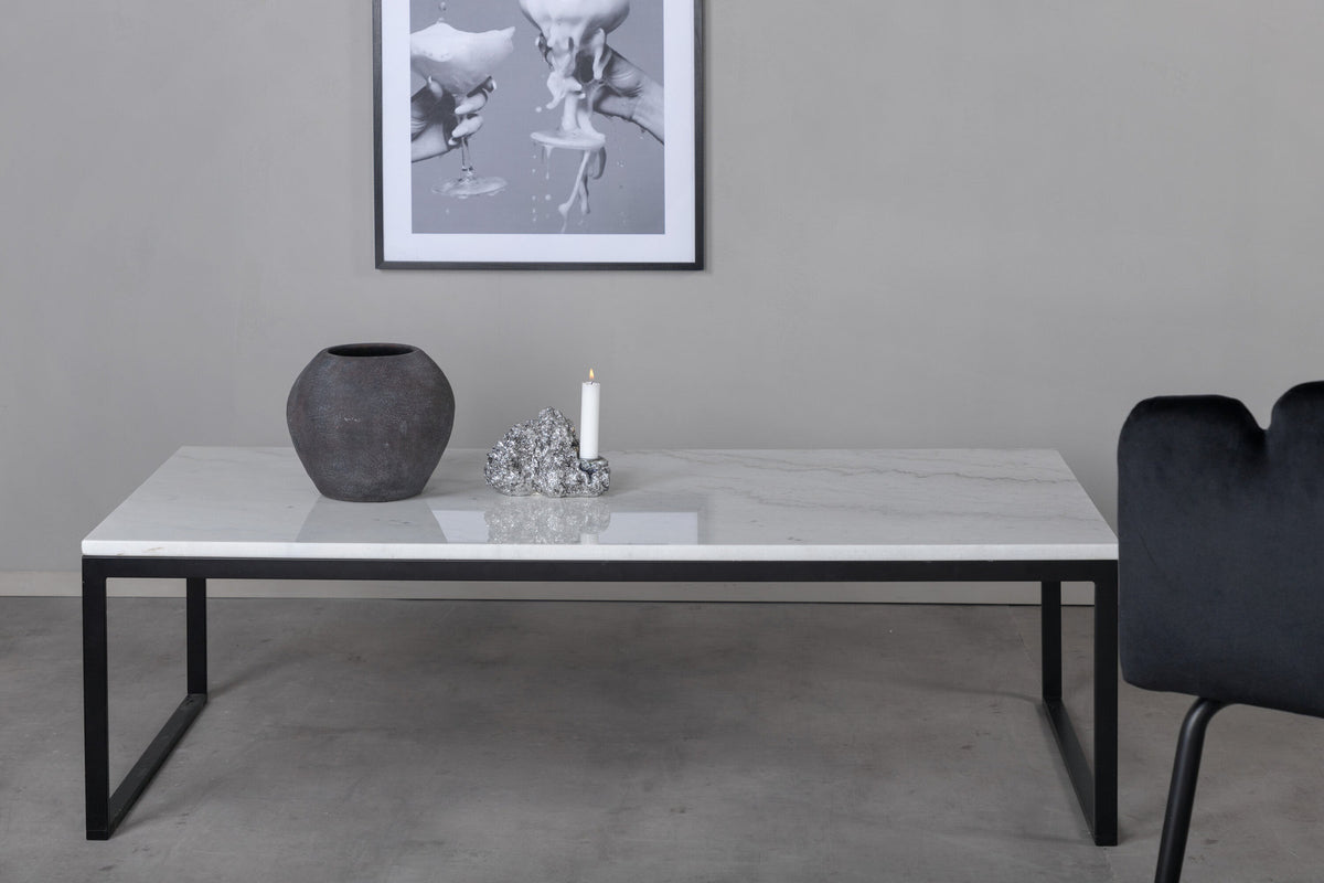 Estelle Beistelltisch in Weiss / Schwarz präsentiert im Onlineshop von KAQTU Design AG. Beistelltisch ist von Venture Home