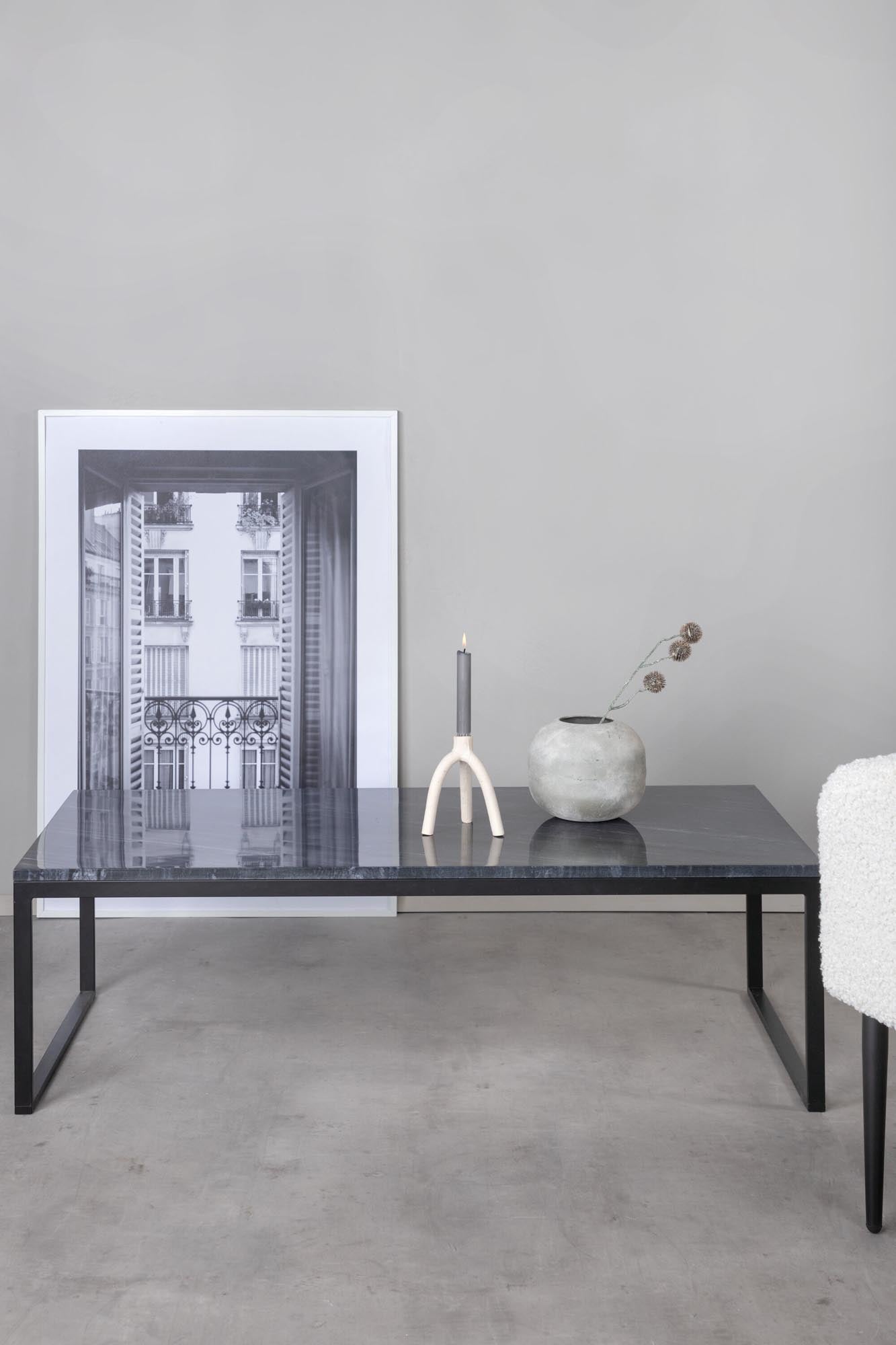 Estelle Beistelltisch in Graublau / Schwarz präsentiert im Onlineshop von KAQTU Design AG. Beistelltisch ist von Venture Home