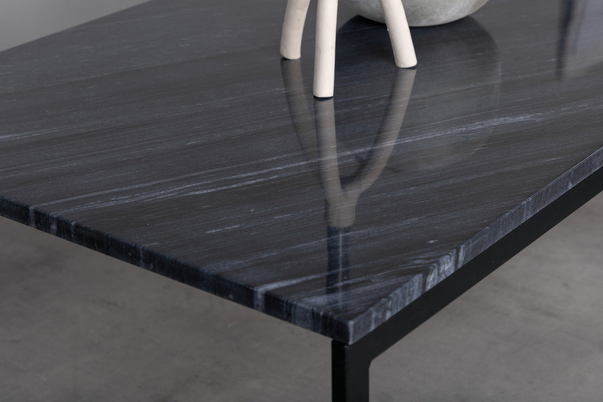 Estelle Beistelltisch in Graublau / Schwarz präsentiert im Onlineshop von KAQTU Design AG. Beistelltisch ist von Venture Home