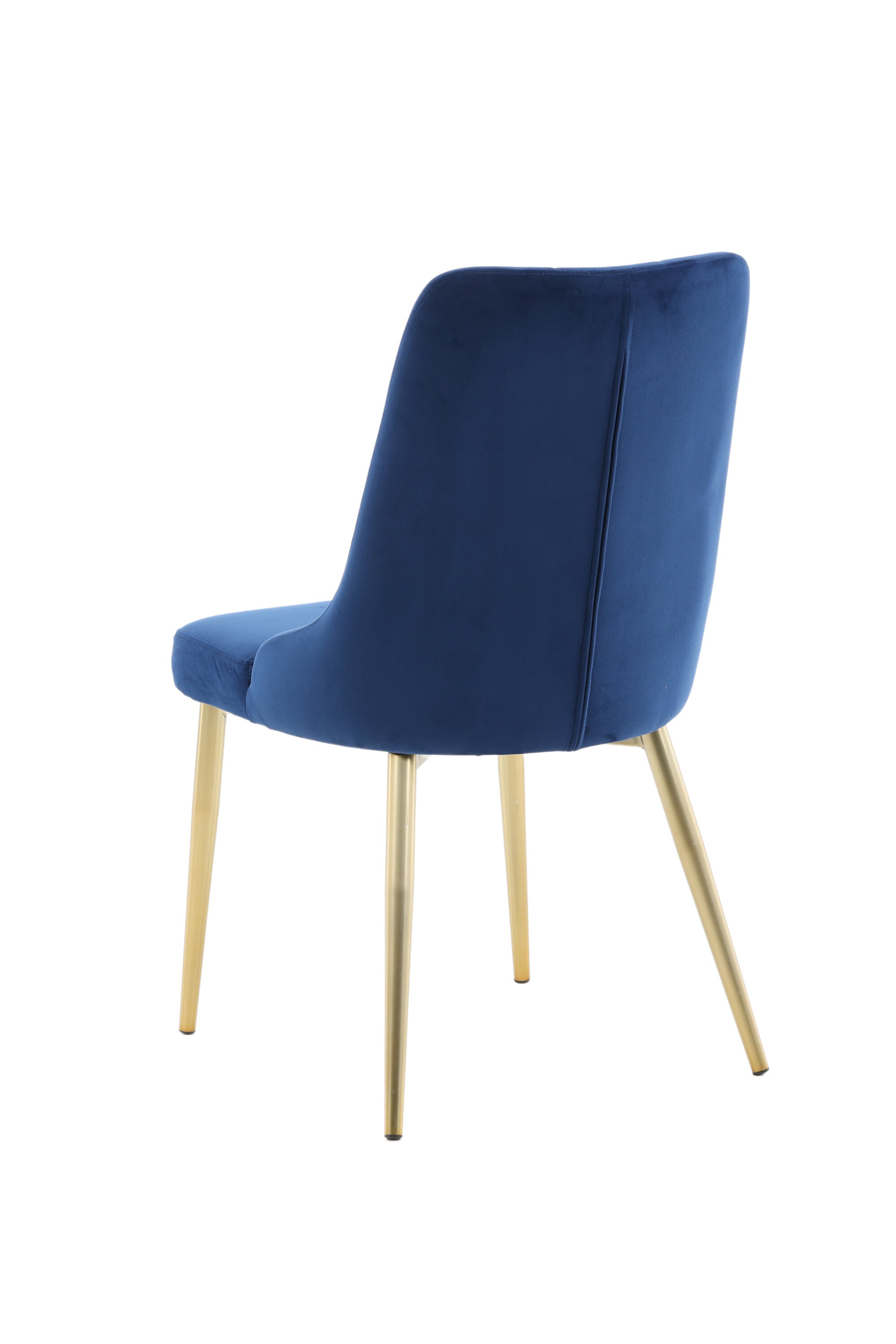 Velvet Lyx Stuhl in Blau präsentiert im Onlineshop von KAQTU Design AG. Stuhl ist von Venture Home