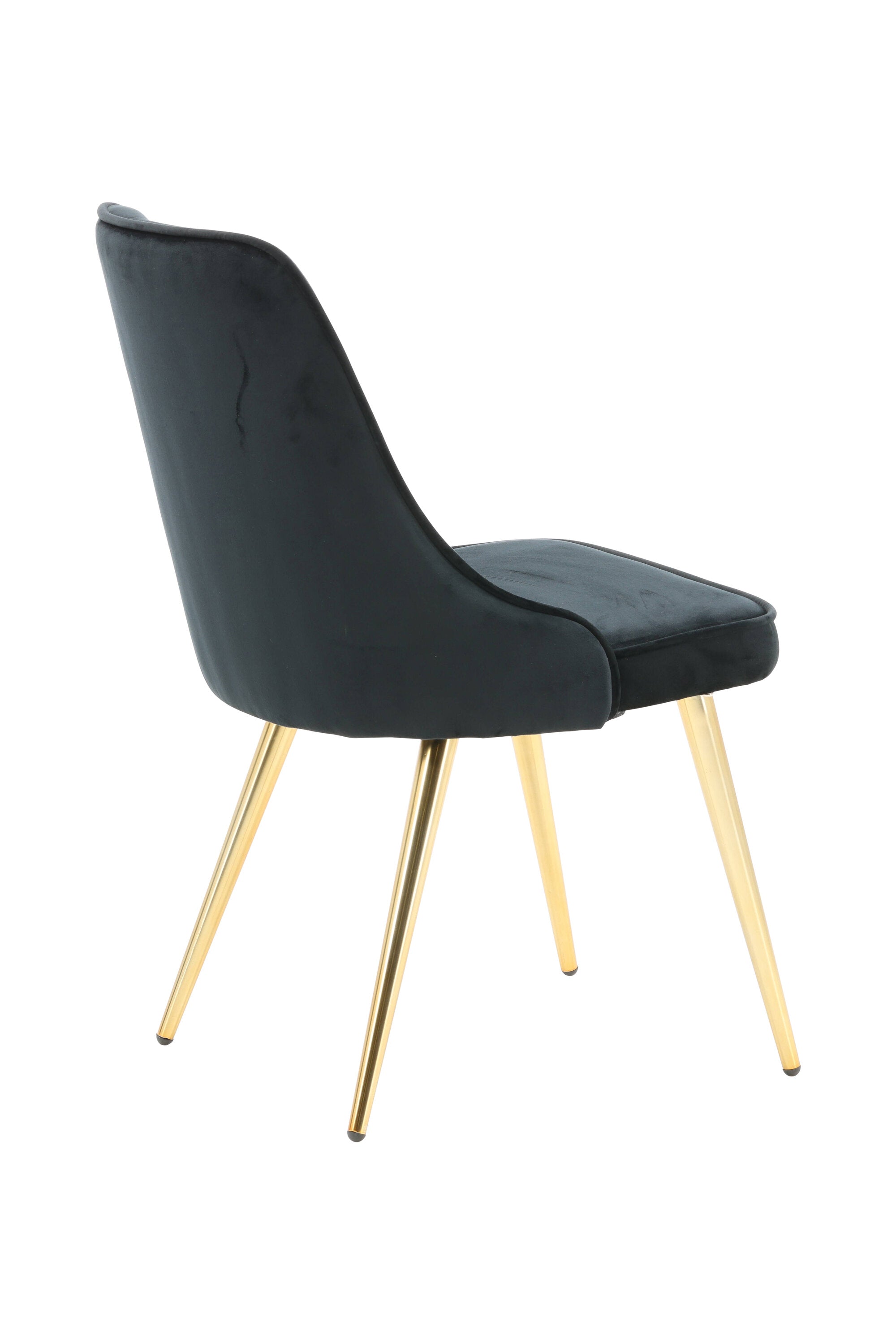 Velvet Lyx Stuhl in Schwarz präsentiert im Onlineshop von KAQTU Design AG. Stuhl ist von Venture Home
