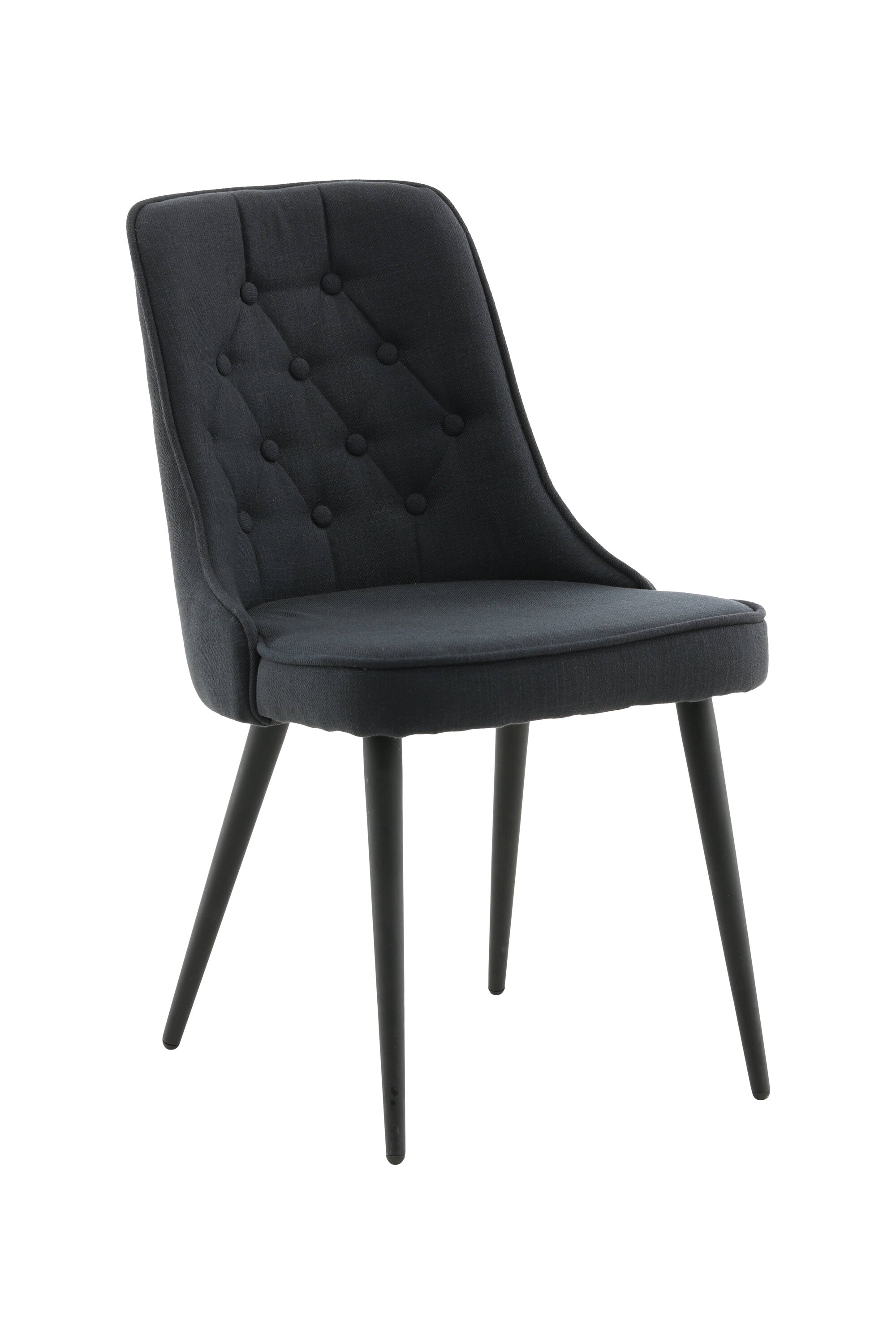 Velvet Deluxe Stuhl in Schwarz präsentiert im Onlineshop von KAQTU Design AG. Stuhl ist von Venture Home
