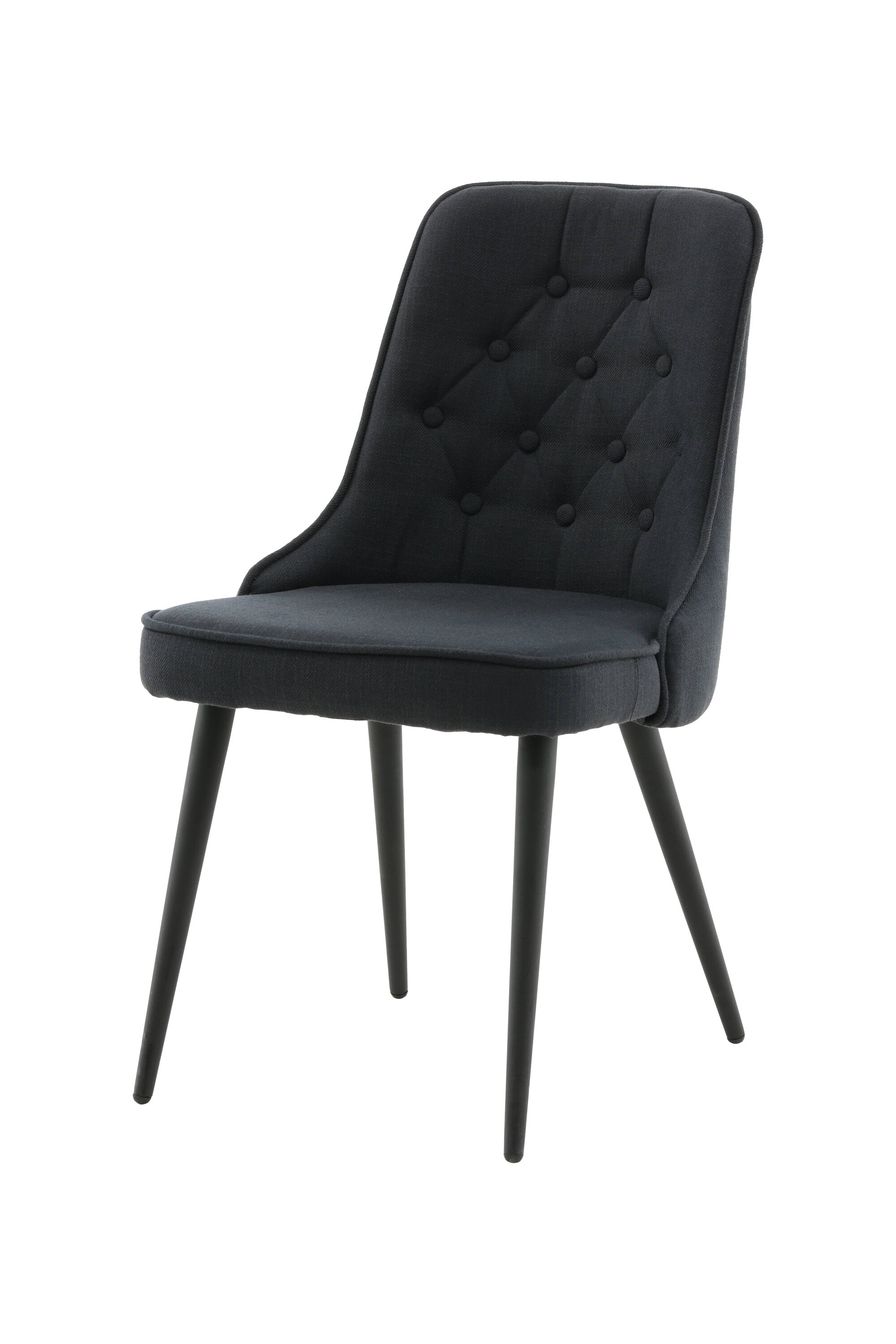 Velvet Deluxe Stuhl in Schwarz präsentiert im Onlineshop von KAQTU Design AG. Stuhl ist von Venture Home