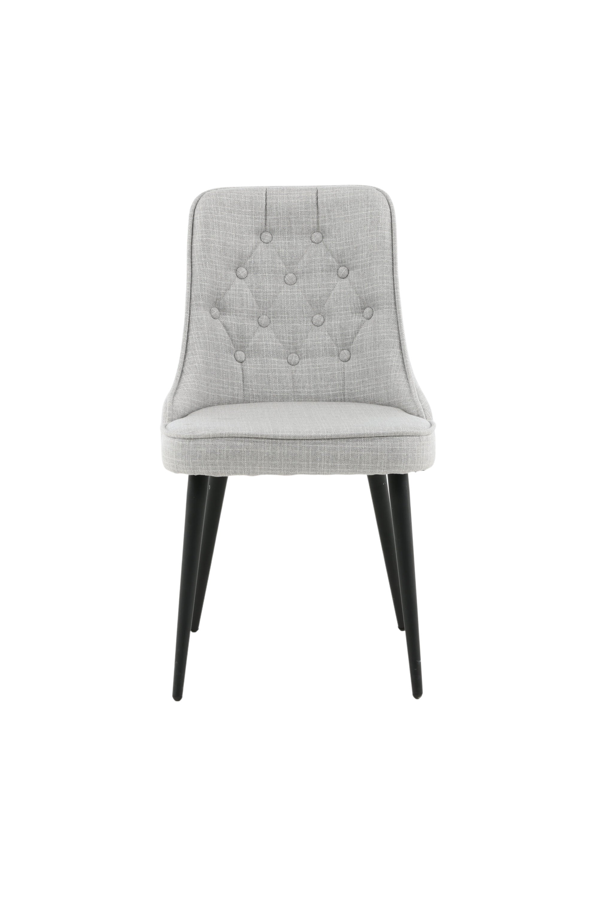 Velvet Deluxe Stuhl in Grau / Schwarz präsentiert im Onlineshop von KAQTU Design AG. Stuhl ist von Venture Home