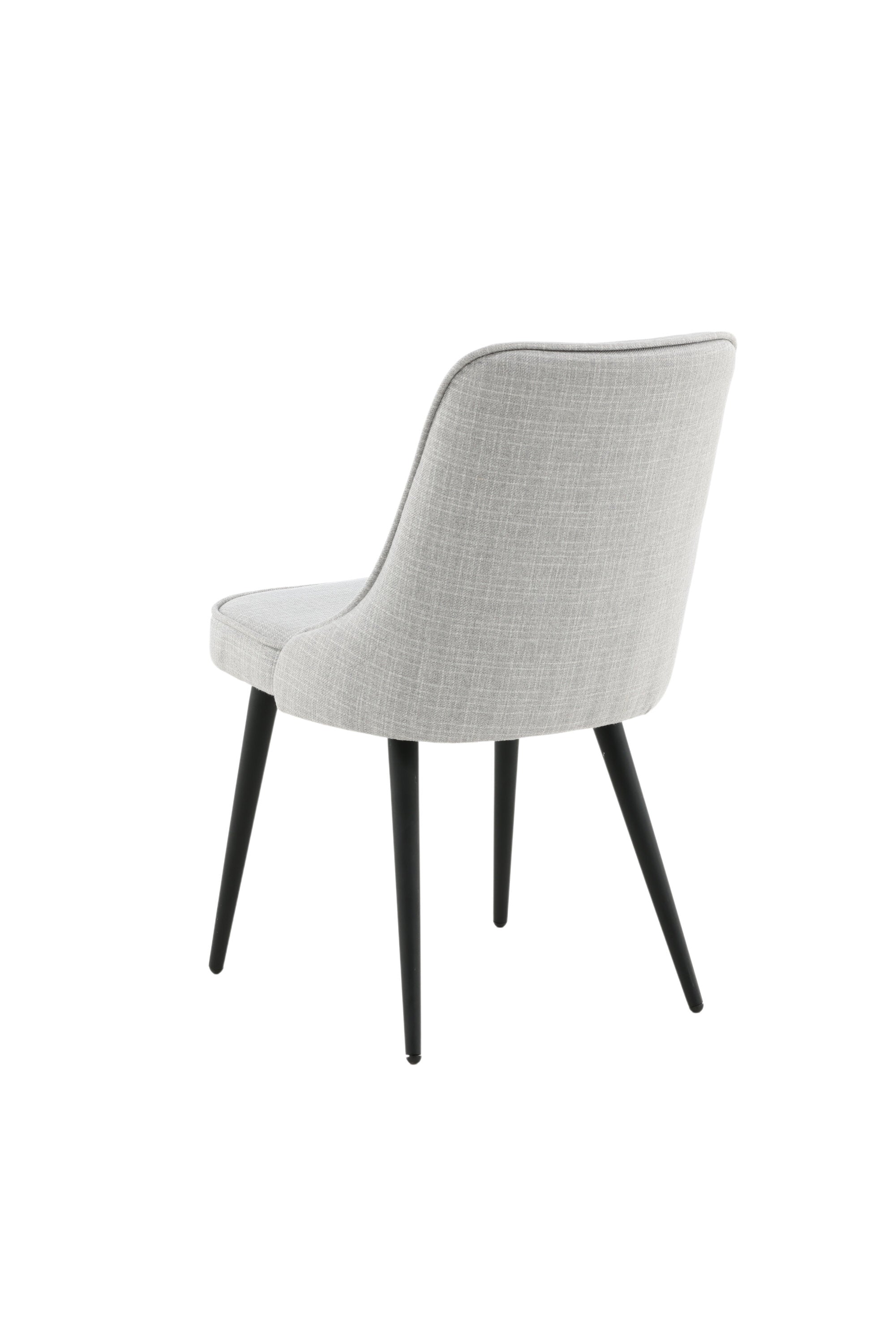 Velvet Deluxe Stuhl in Grau / Schwarz präsentiert im Onlineshop von KAQTU Design AG. Stuhl ist von Venture Home