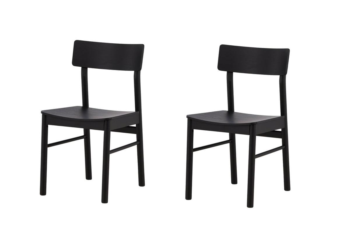Montros Esszimmerstuhl in Schwarz präsentiert im Onlineshop von KAQTU Design AG. Stuhl ist von Venture Home