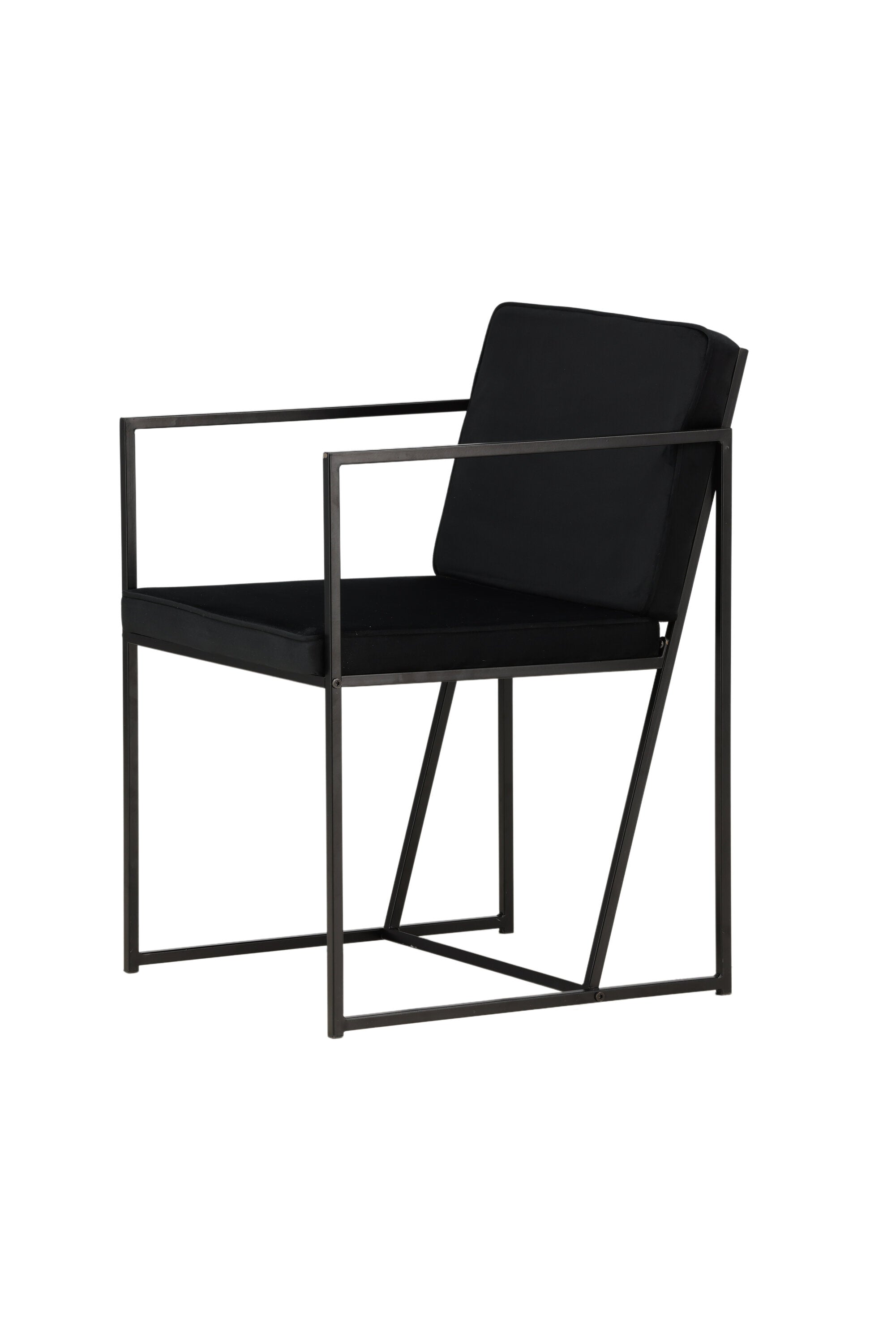 Richmond Stuhl in Schwarz präsentiert im Onlineshop von KAQTU Design AG. Stuhl mit Armlehne ist von Venture Home