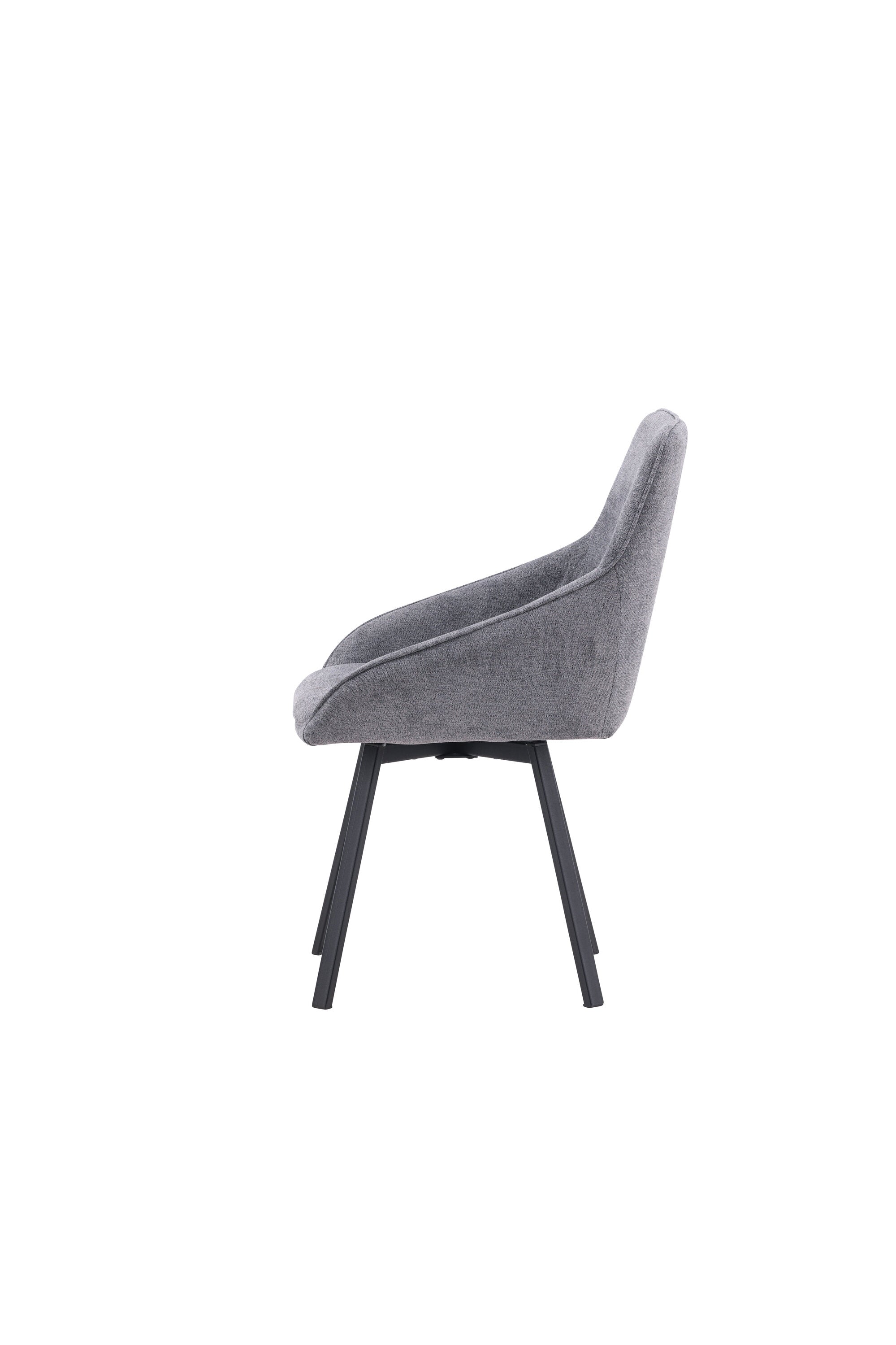 Rosie Stuhl in Grau präsentiert im Onlineshop von KAQTU Design AG. Stuhl mit Armlehne ist von Venture Home