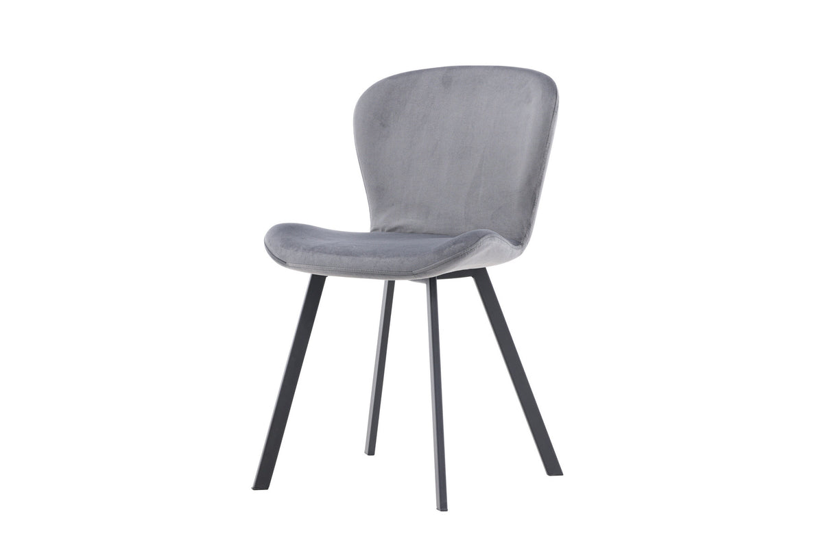Lilja Esszimmerstuhl in Grau präsentiert im Onlineshop von KAQTU Design AG. Stuhl ist von Venture Home