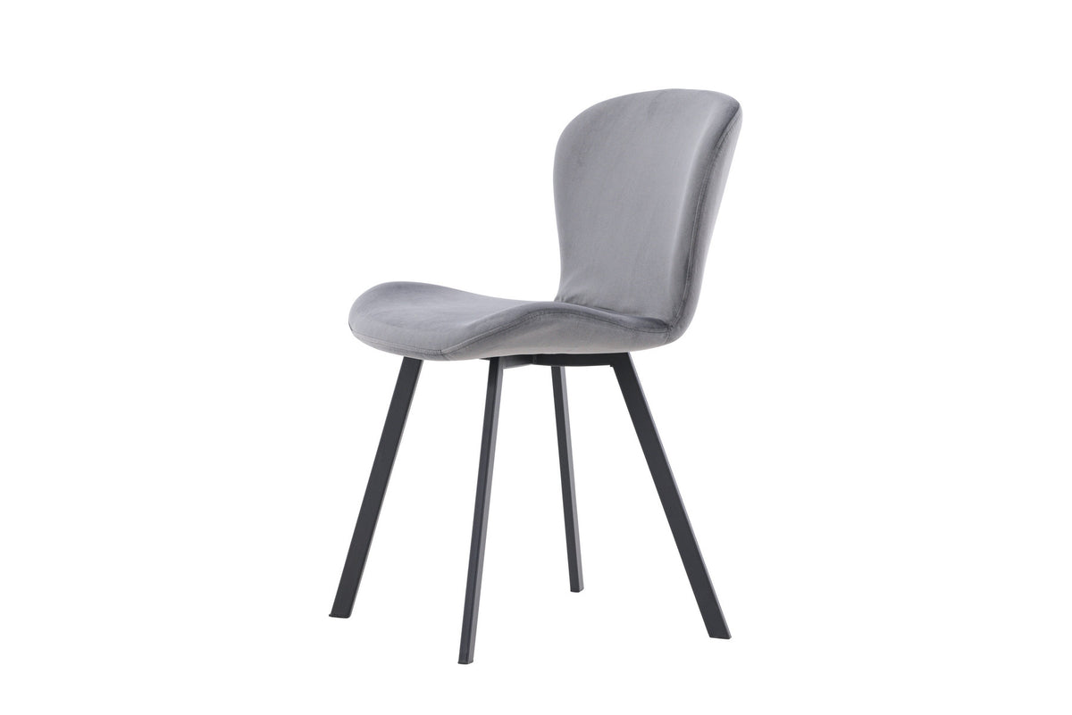 Lilja Esszimmerstuhl in Grau präsentiert im Onlineshop von KAQTU Design AG. Stuhl ist von Venture Home