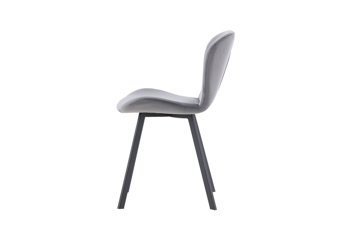 Lilja Esszimmerstuhl in Grau präsentiert im Onlineshop von KAQTU Design AG. Stuhl ist von Venture Home