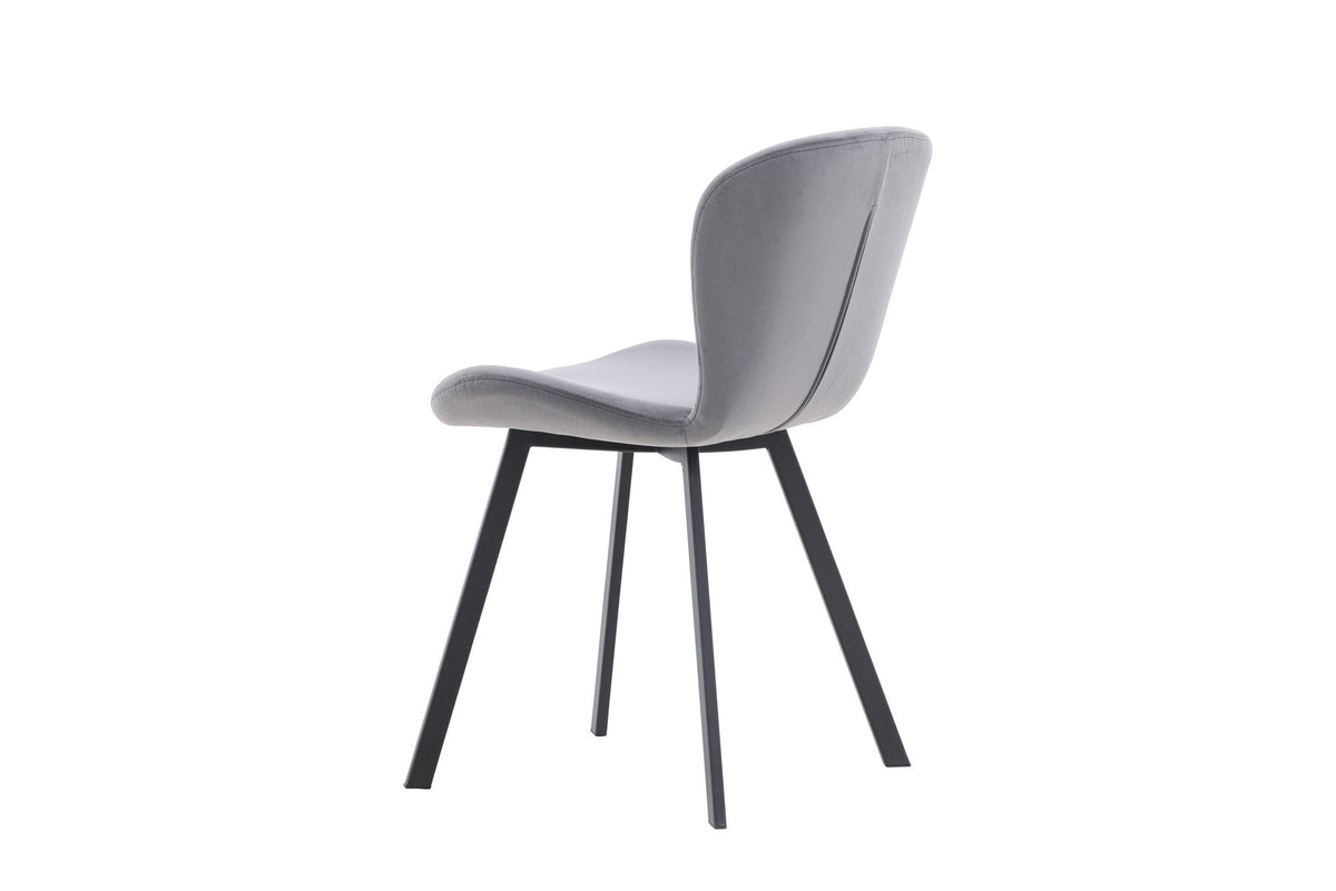 Lilja Esszimmerstuhl in Grau präsentiert im Onlineshop von KAQTU Design AG. Stuhl ist von Venture Home