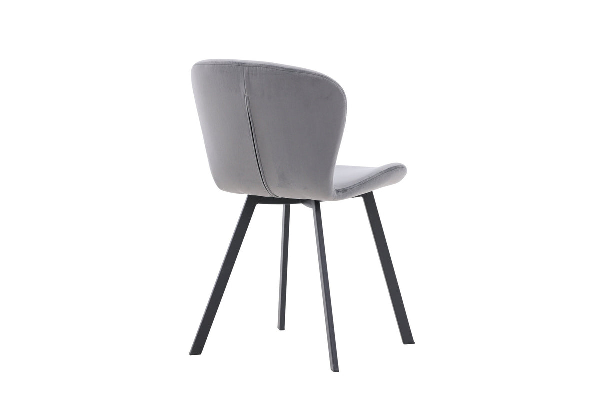 Lilja Esszimmerstuhl in Grau präsentiert im Onlineshop von KAQTU Design AG. Stuhl ist von Venture Home