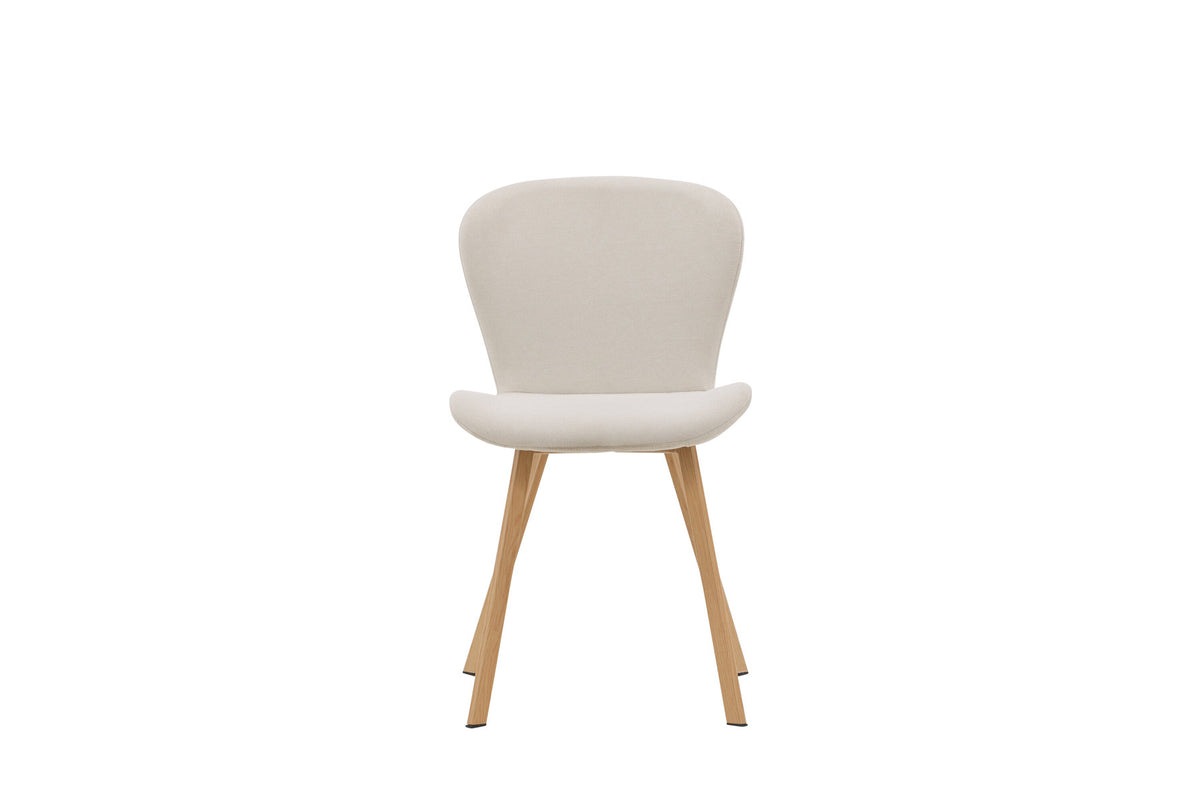 Lilja Esszimmerstuhl in Beige/Eiche präsentiert im Onlineshop von KAQTU Design AG. Stuhl ist von Venture Home