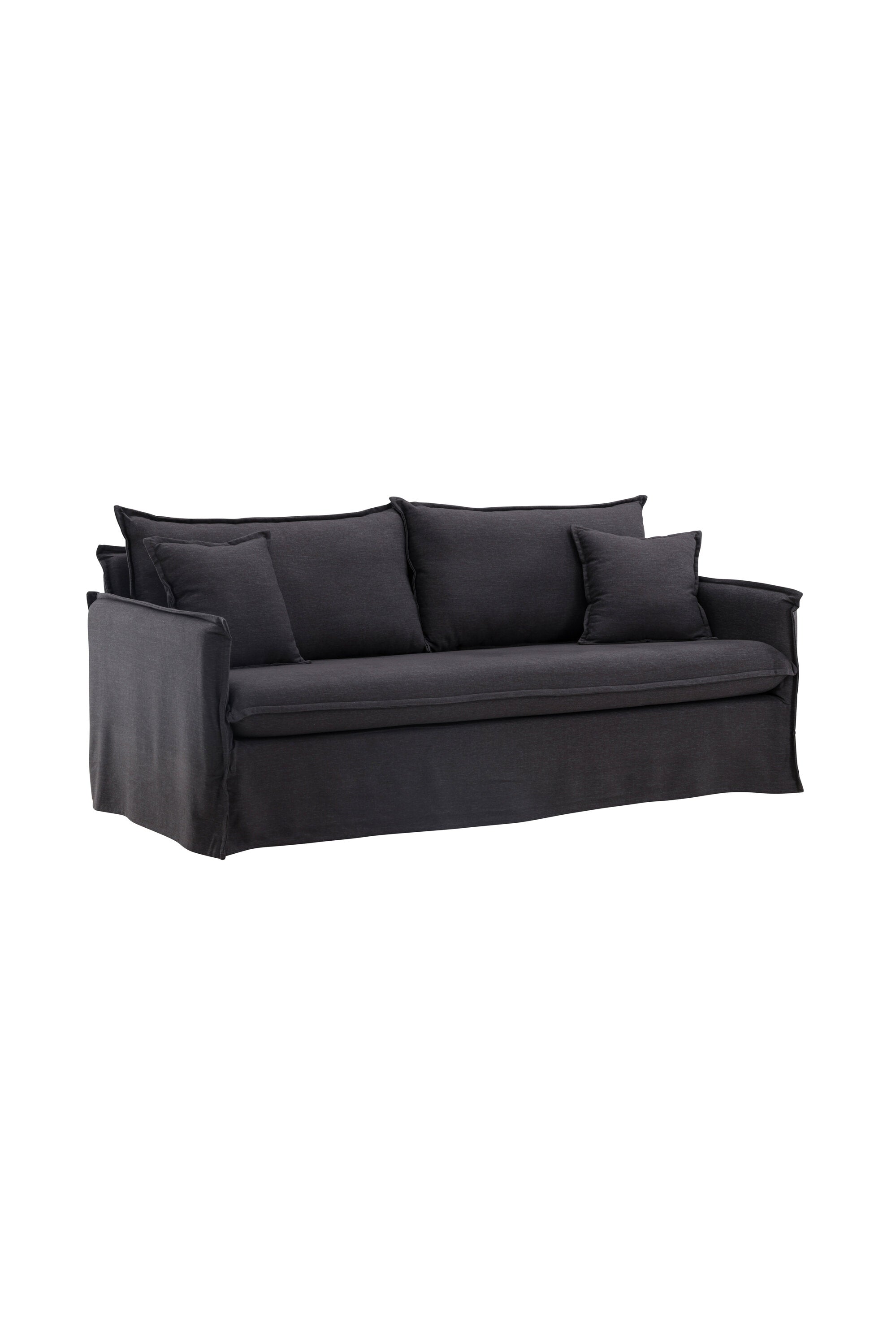 Nova 3 Sitzer Sofa in Schwarz präsentiert im Onlineshop von KAQTU Design AG. 3er Sofa ist von Venture Home